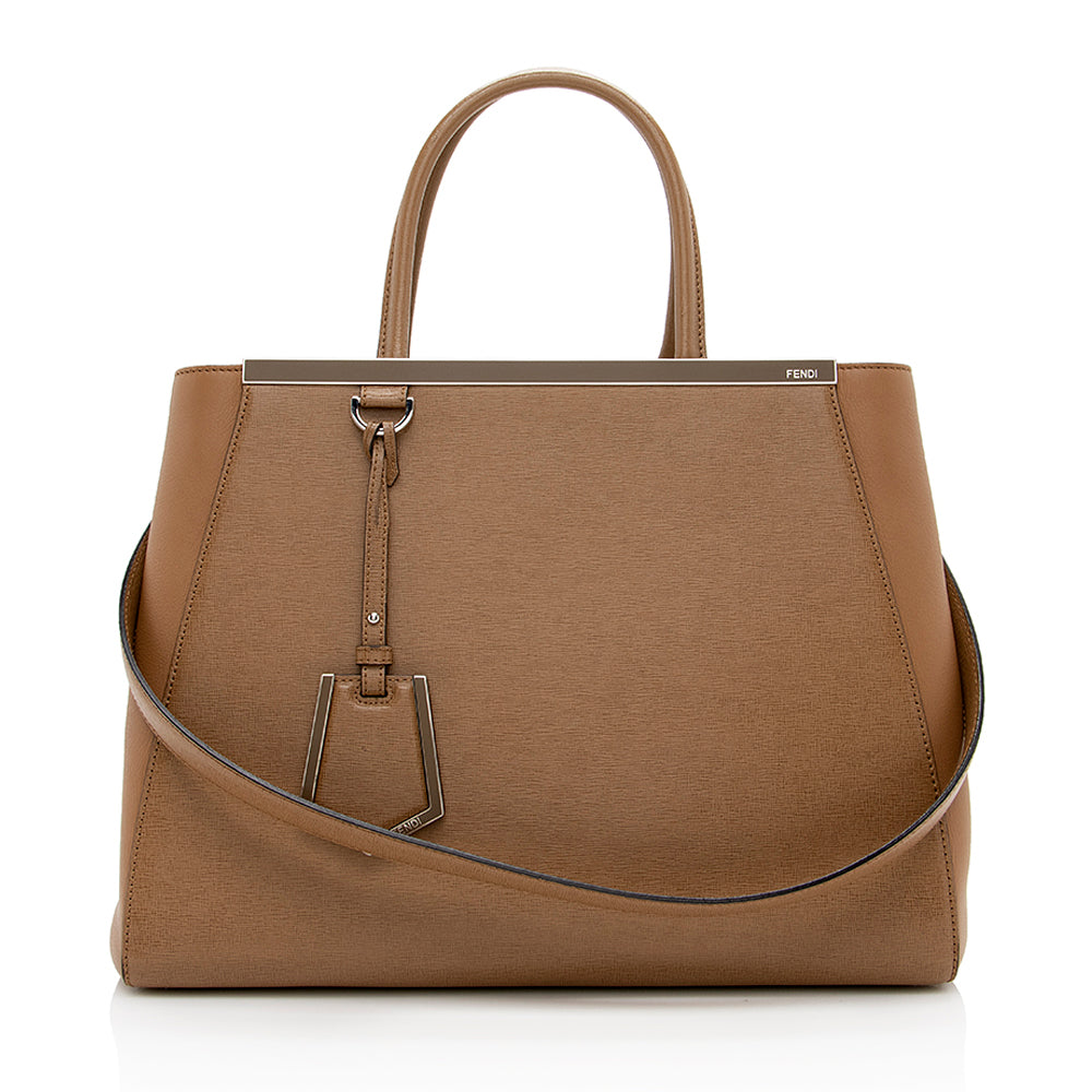 Fendi 2Jours Tote Final Sale Shf Leather Tote Bag