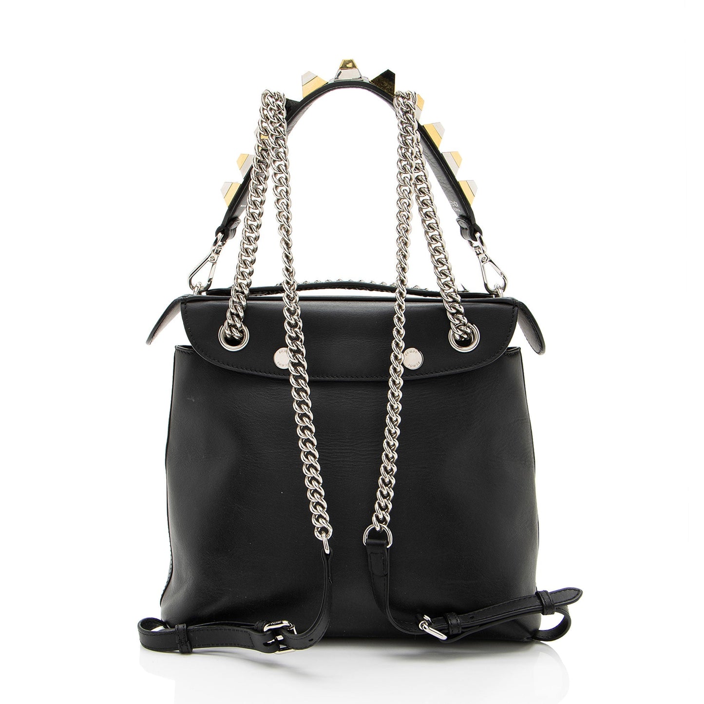 Fendi Back To School Backpack Leather Shoulder Bag