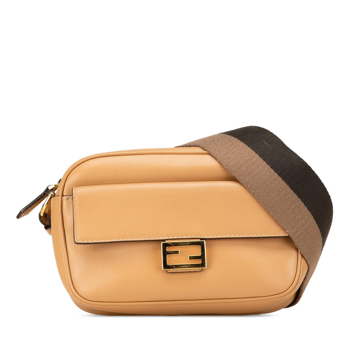 Fendi Baguette Camera Bag Leather Shoulder Bag