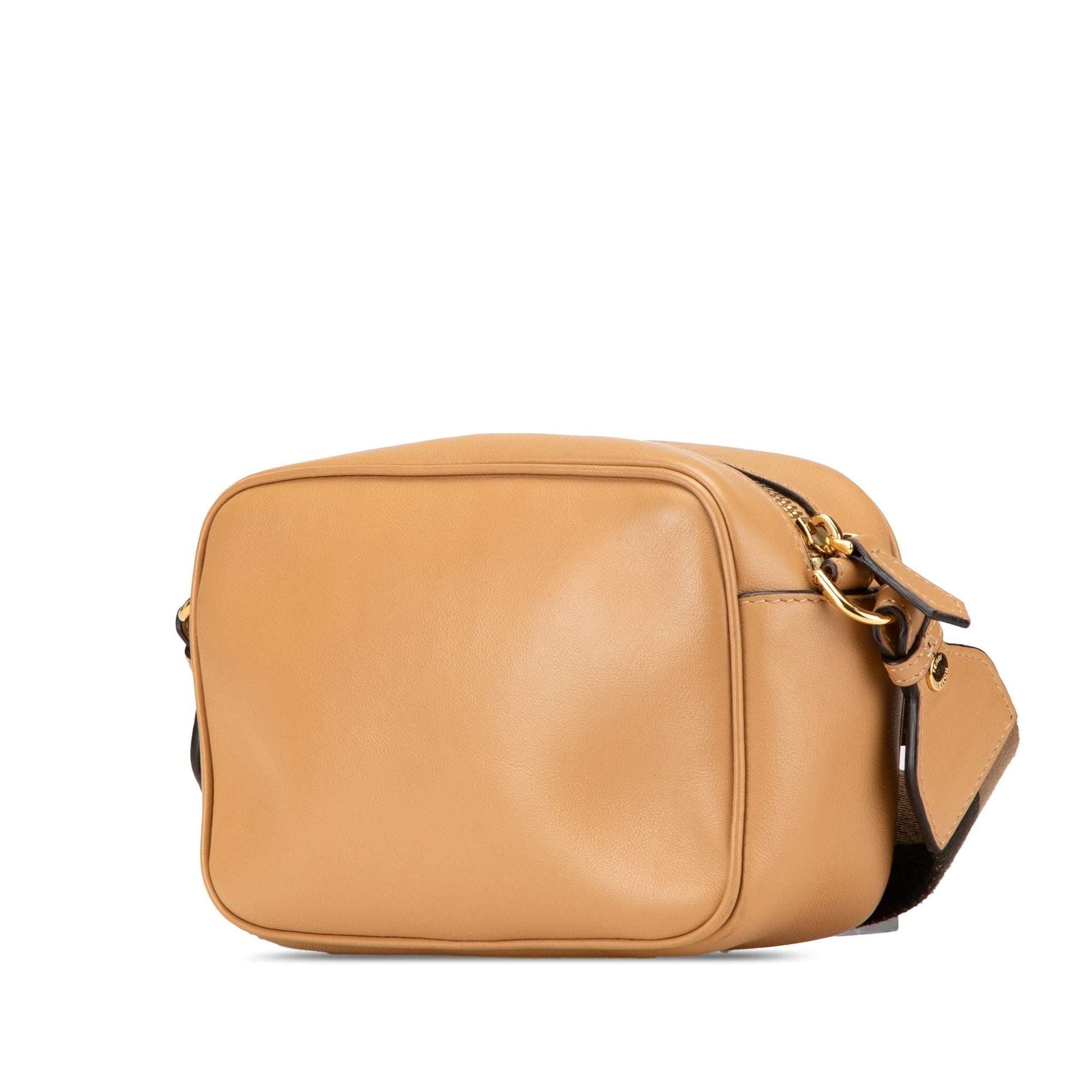 Fendi Baguette Camera Bag Leather Shoulder Bag
