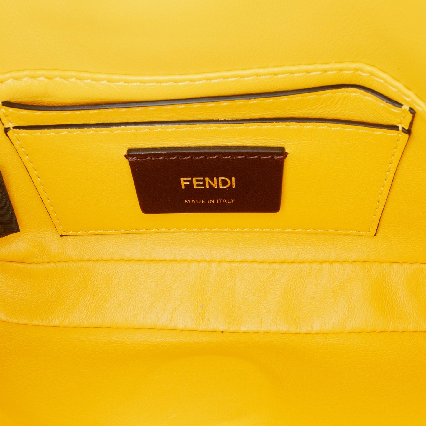 Fendi Baguette Crossbody Leather Shoulder Bag