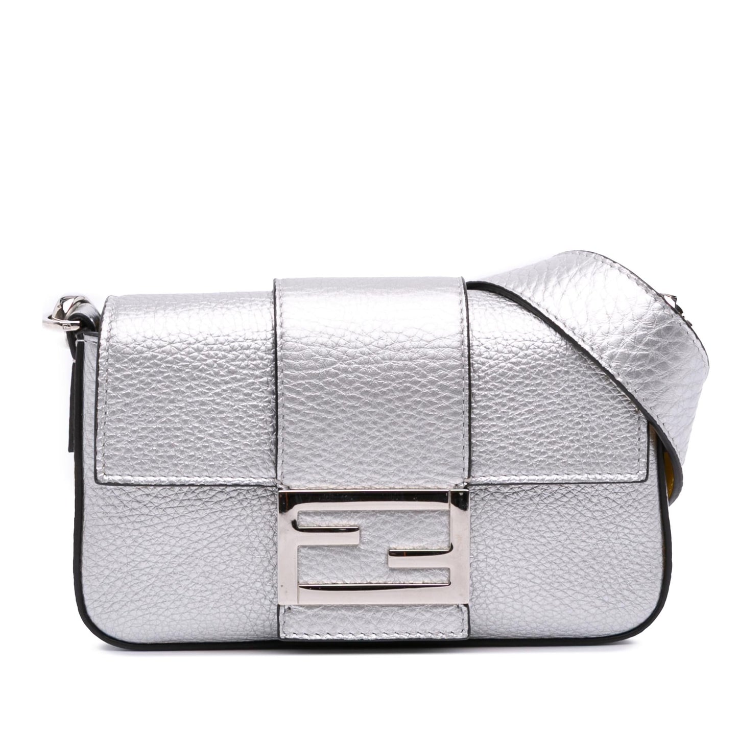 Fendi Baguette Crossbody Leather Shoulder Bag