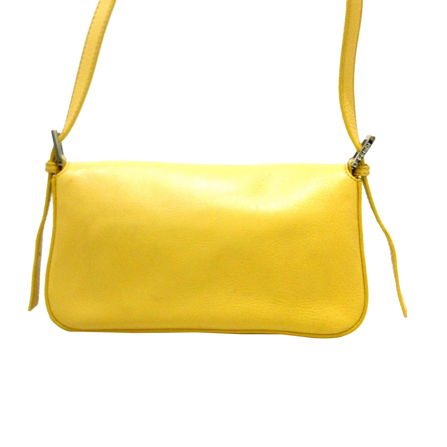 Fendi Baguette With Interchangeable Strap Shg Ewzoui Handbag Leather Shoulder Bag