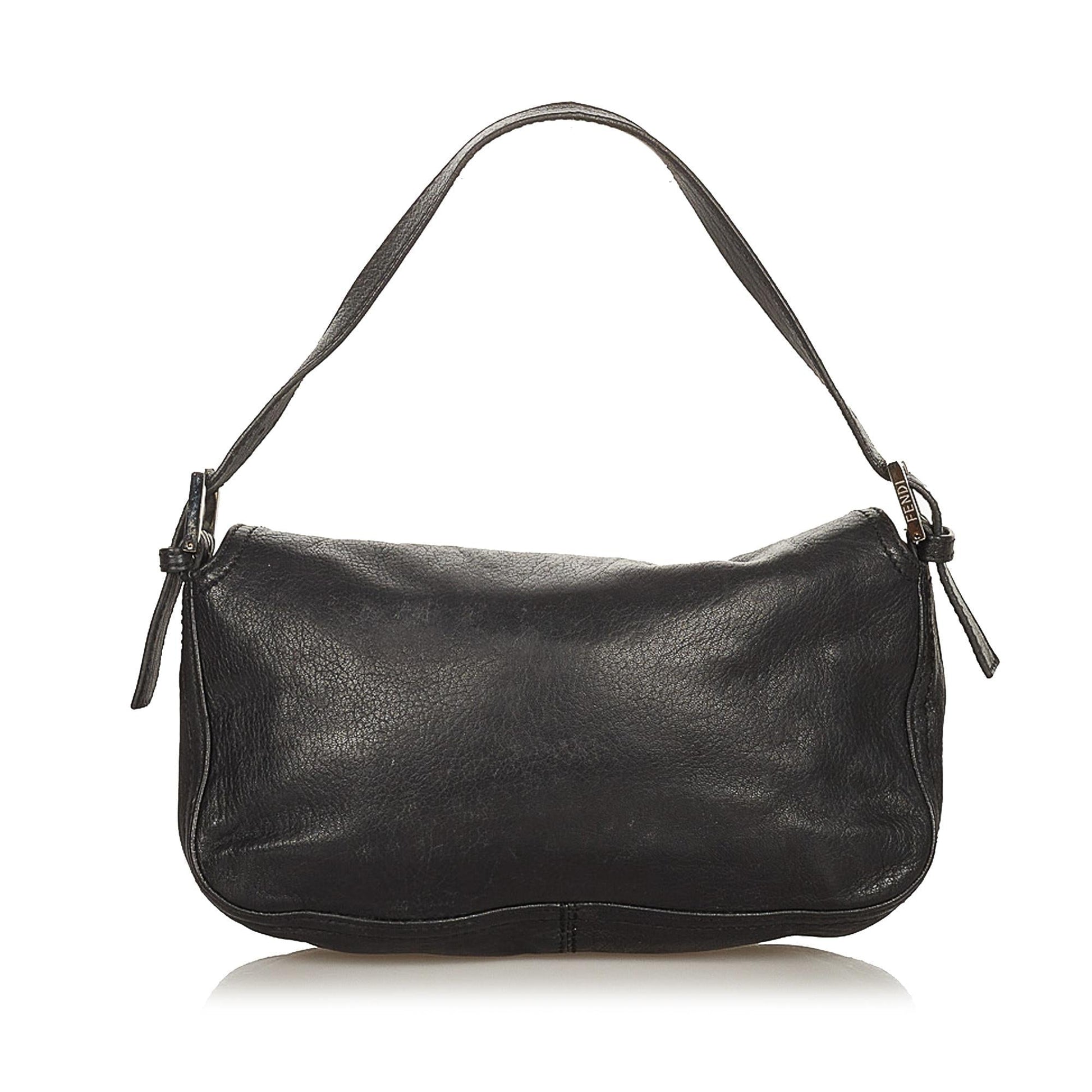 Fendi Baguette Shg Handbag Leather Shoulder Bag Baguette Shg 26237