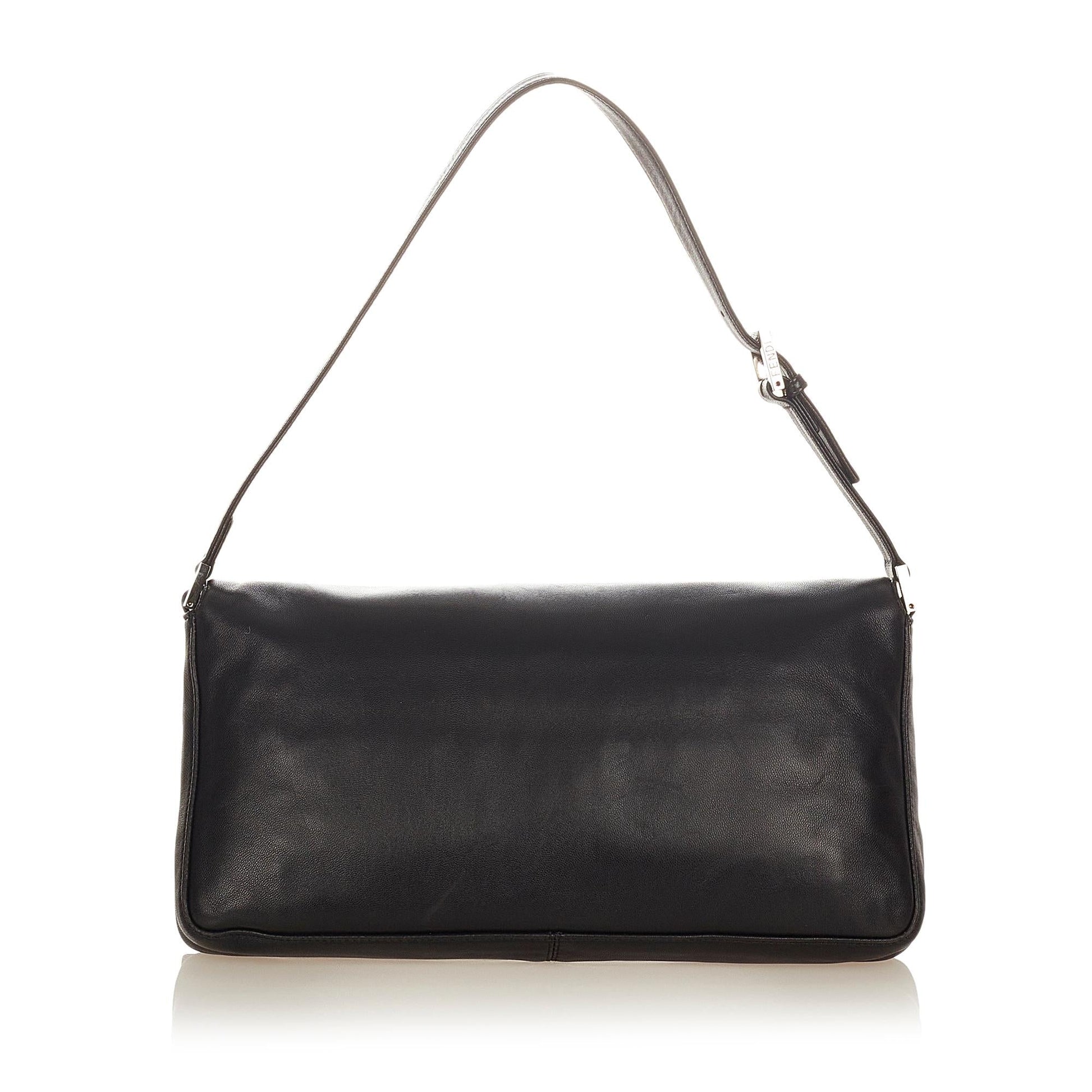 Fendi Baguette Shg Handbag Leather Shoulder Bag Baguette Shg 26705