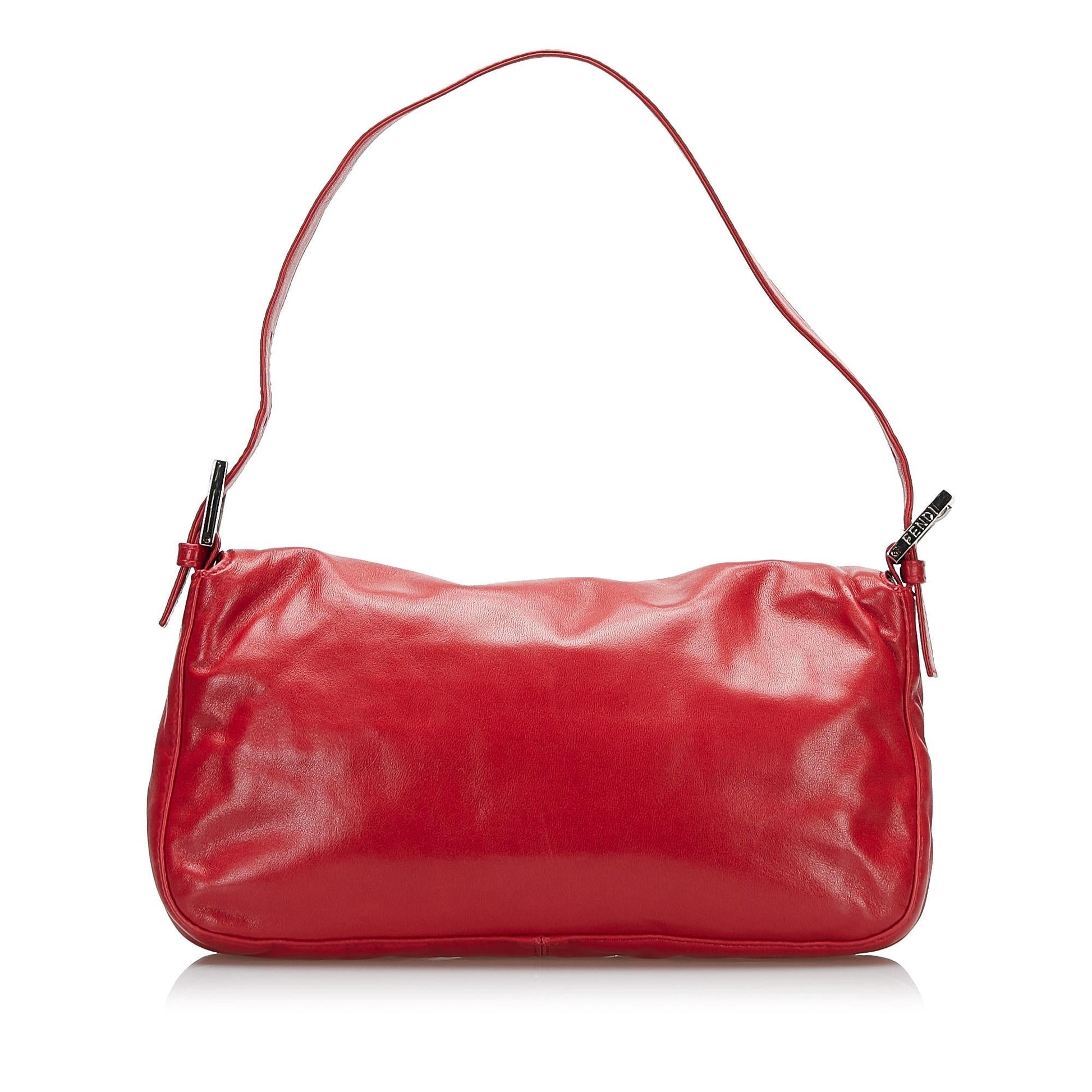 Fendi Baguette Shg Handbag Leather Shoulder Bag
