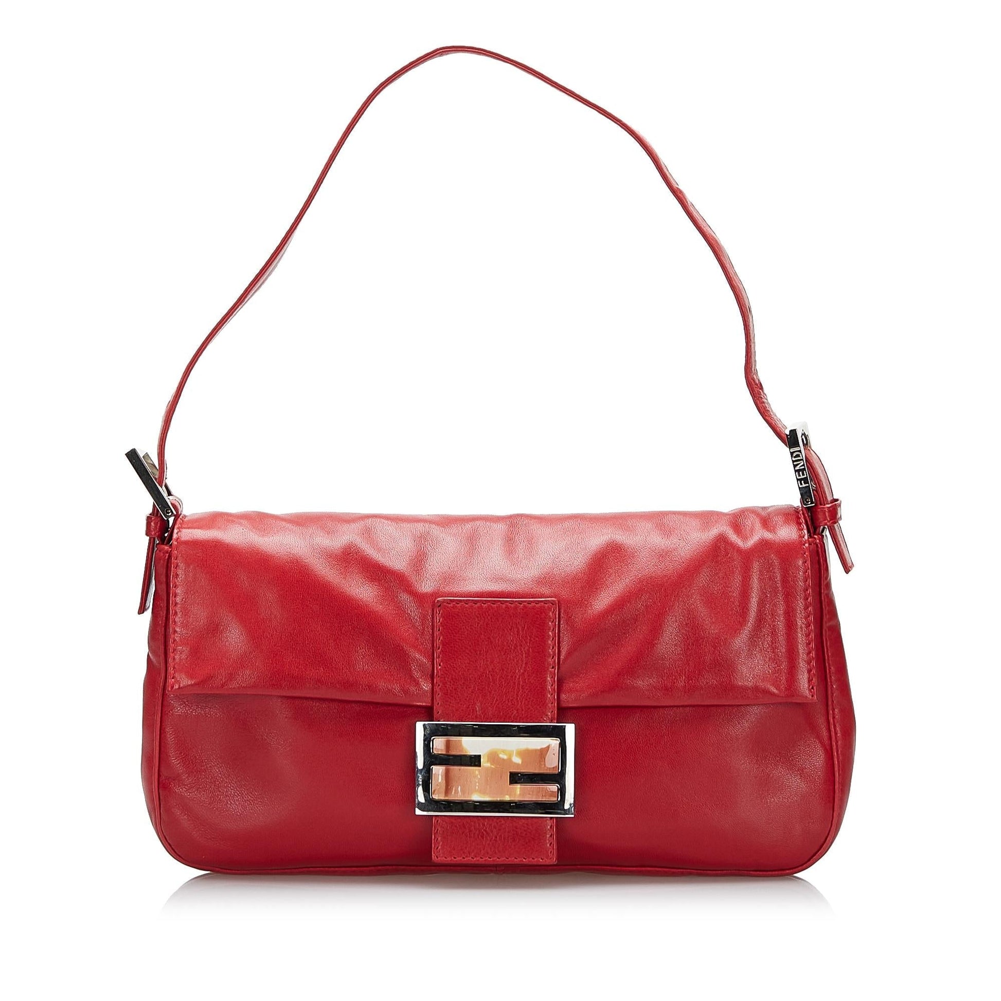 Fendi Baguette Shg Handbag Leather Shoulder Bag