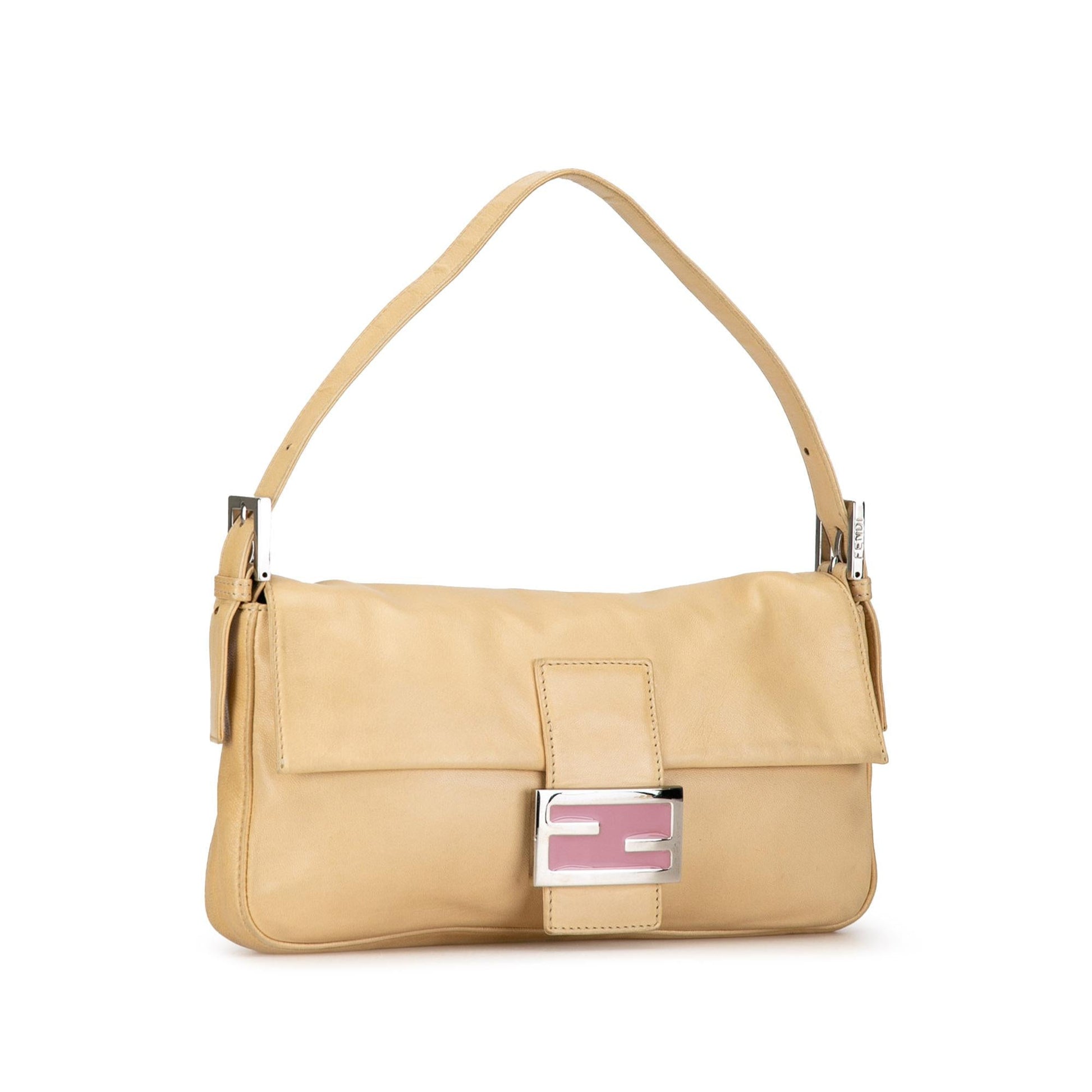 Fendi Baguette Shg Edgvha Shoulder Bag Leather