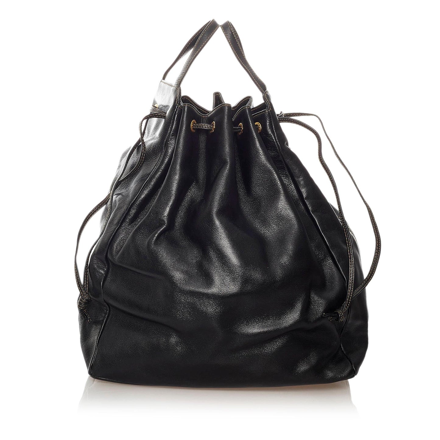 Fendi Bag Shg Leather Bucket Shoulder Bag