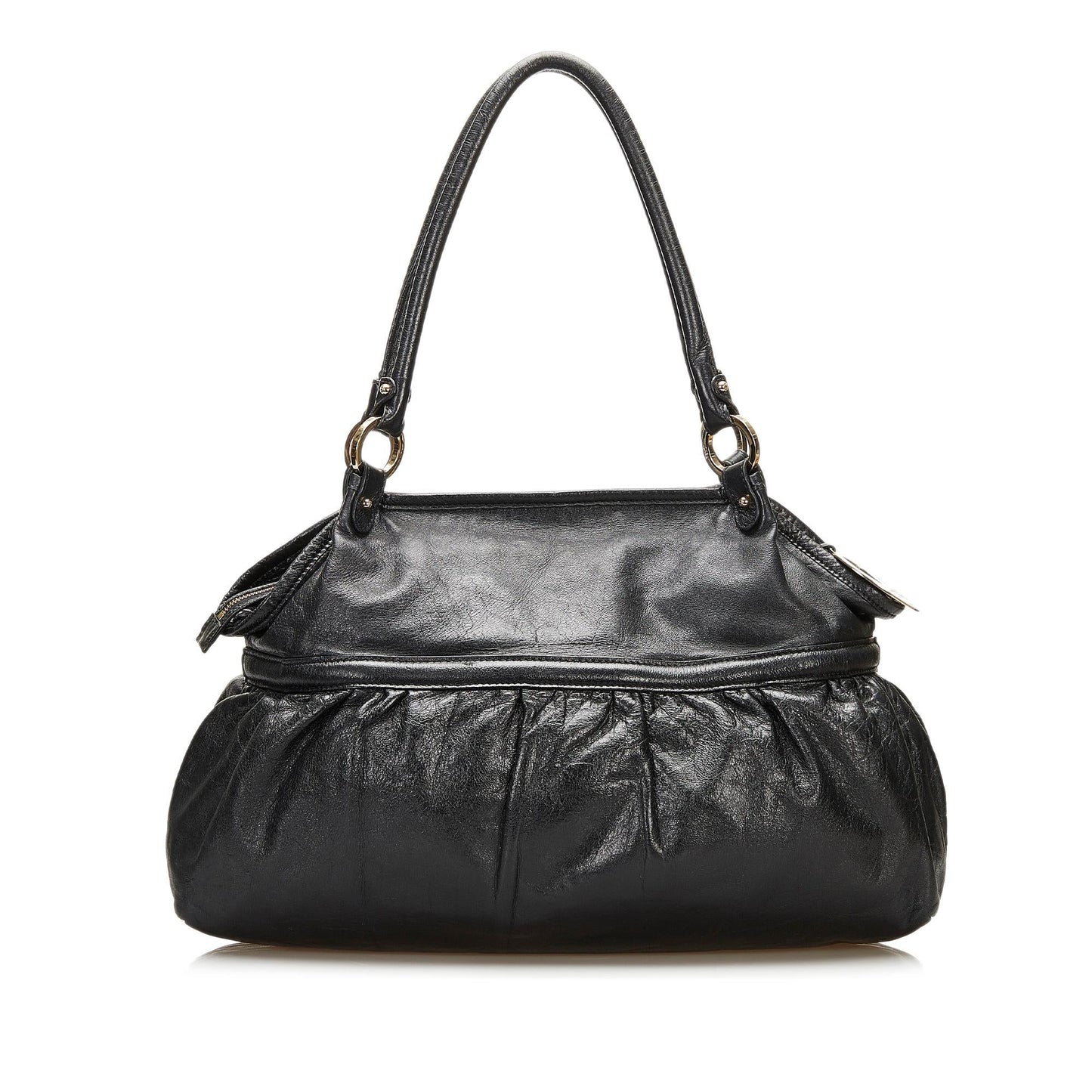 Fendi Chef Shoulder Bag Shg Leather