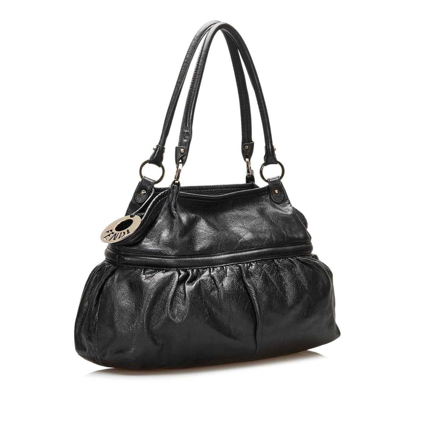 Fendi Chef Shoulder Bag Shg Leather