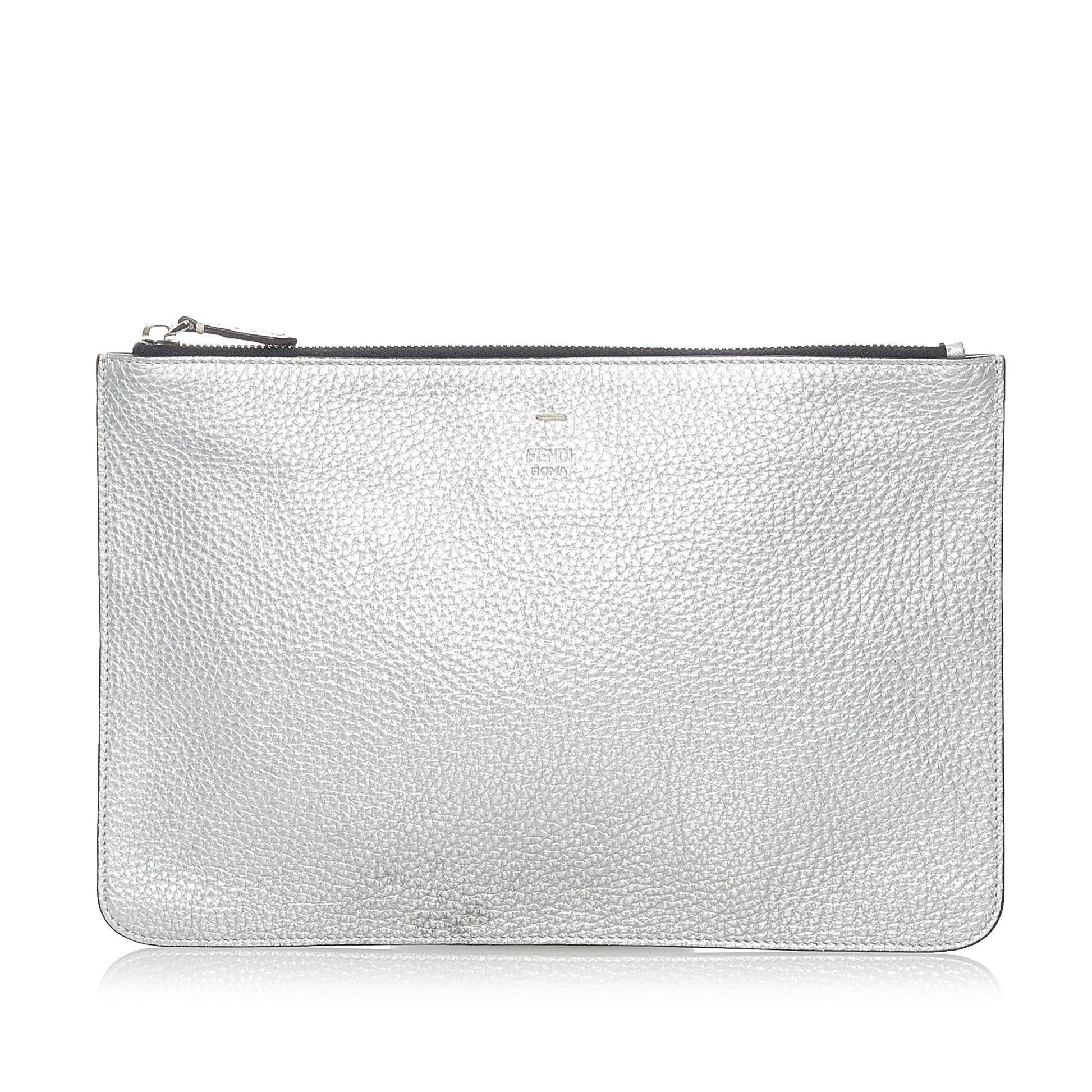 Fendi Clutch Bag Shg Leather