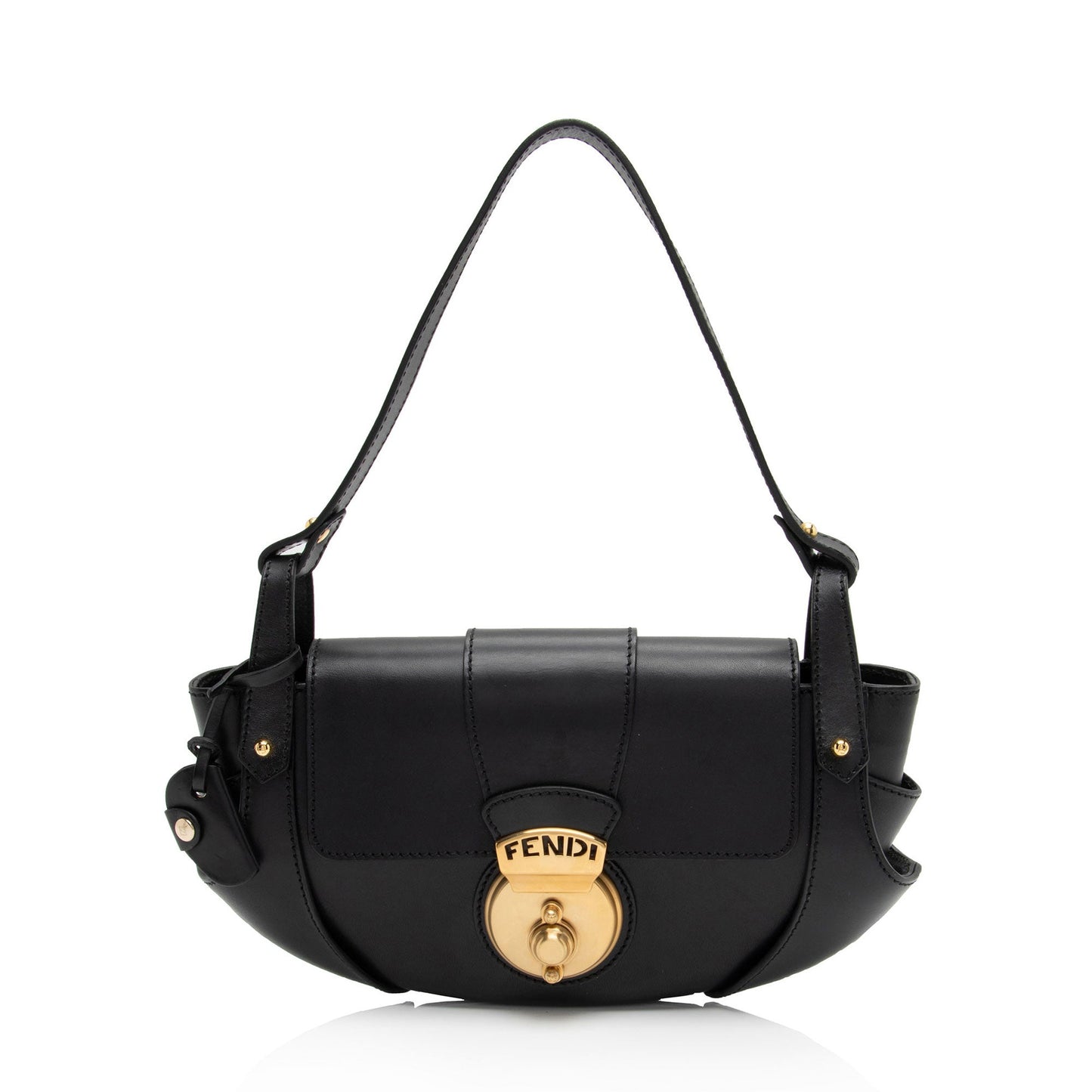 Fendi Compilation Shoulder Bag Shf Utns Leather Mini