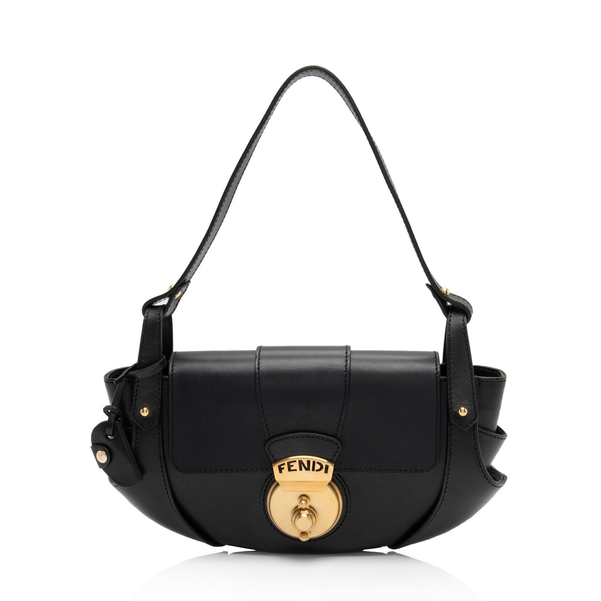 Fendi Compilation Shoulder Bag Shf Utns Leather Mini