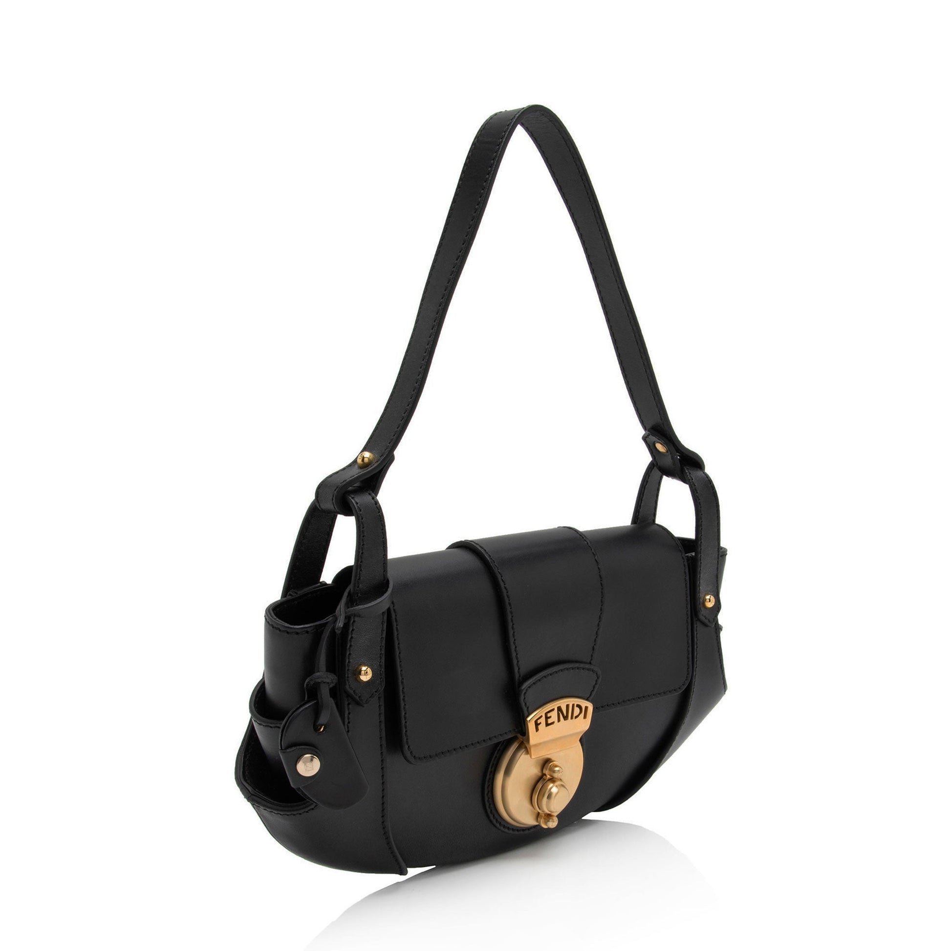 Fendi Compilation Shoulder Bag Shf Utns Leather Mini