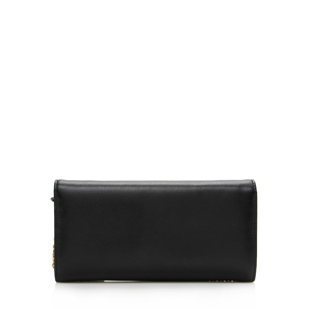Fendi Dotcom Wallet On Bag Shf Leather Chain Crossbody Bag