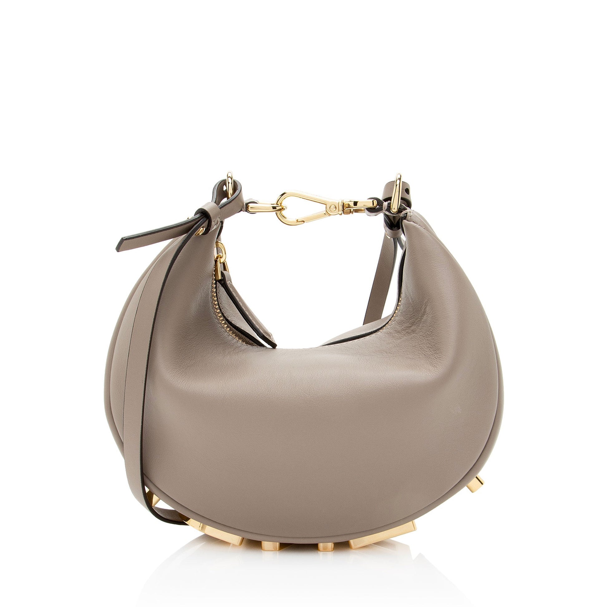 Fendi graphy Hobo Final Sale Leather Mini Shoulder Bag