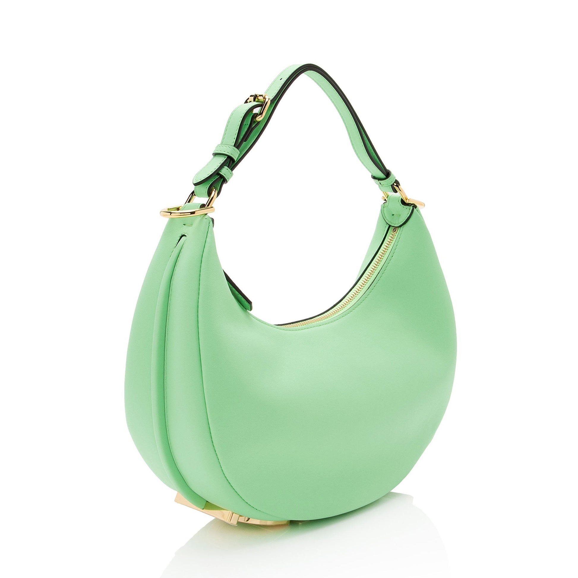 Fendi graphy Hobo Leather Small Shoulder Bag Hobo Shf W2Fi4N