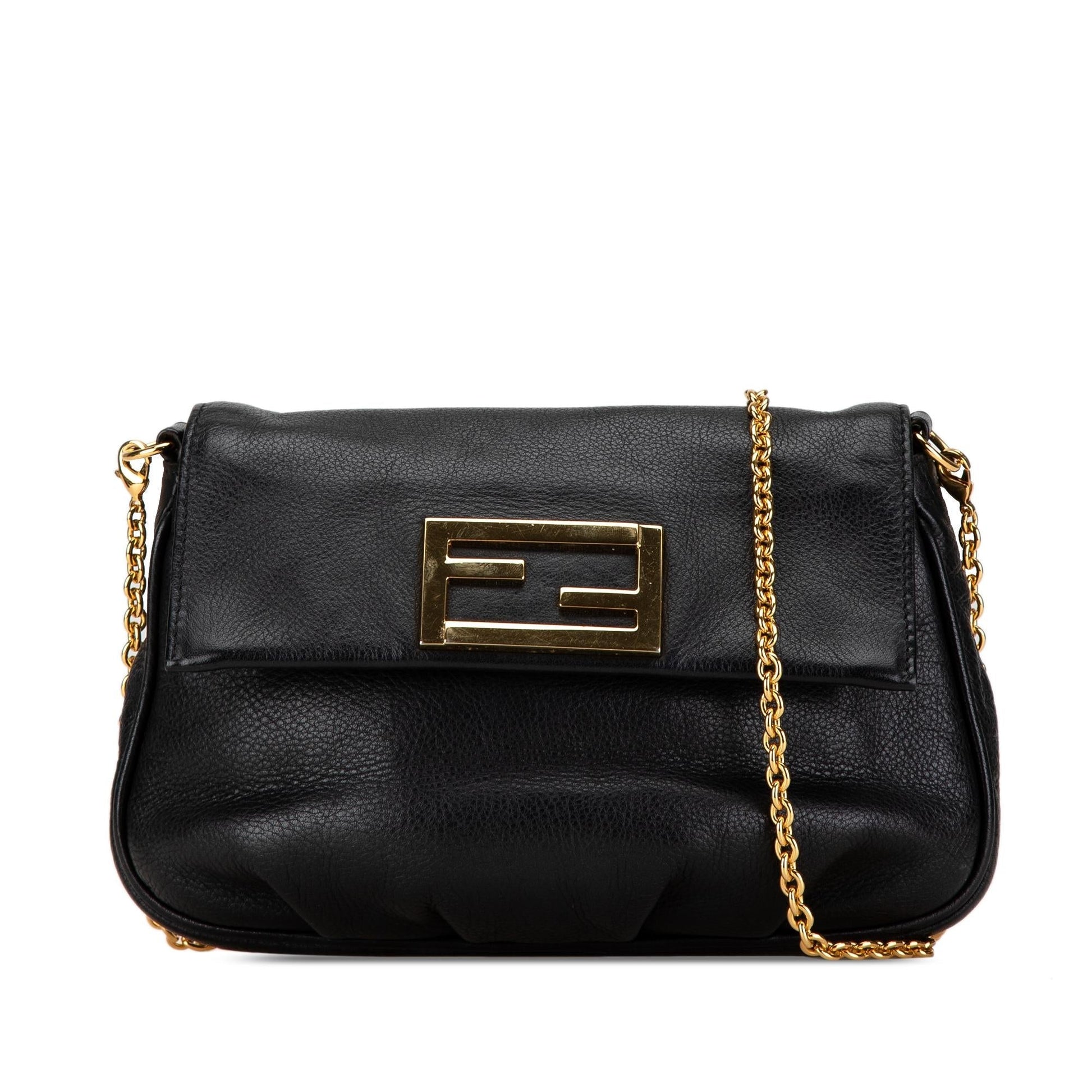 Fendi sta Pochette Crossbody Shg K6Jzoy Leather Crossbody Bag