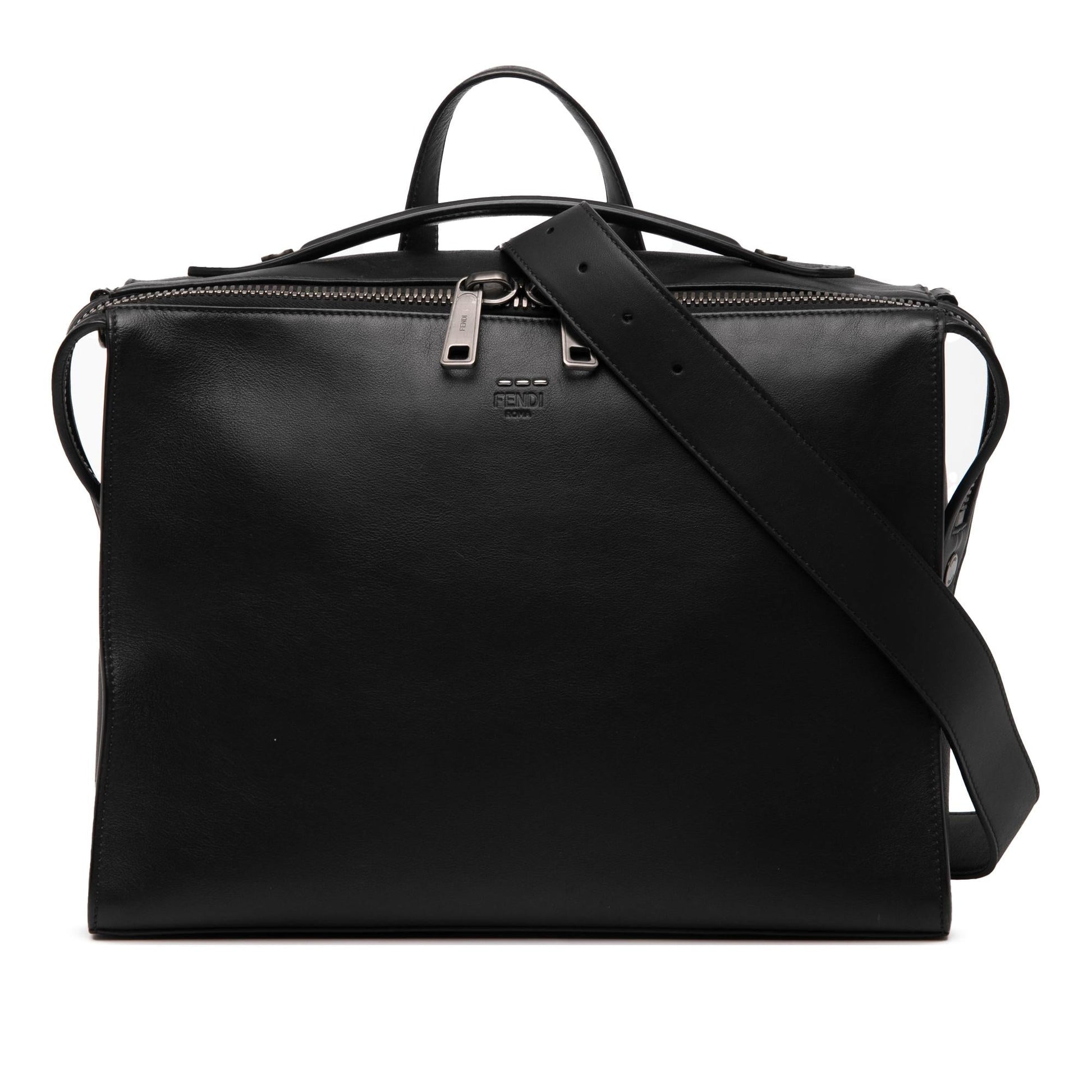 Fendi Lui Urban Briefcase Tote Bag Leather