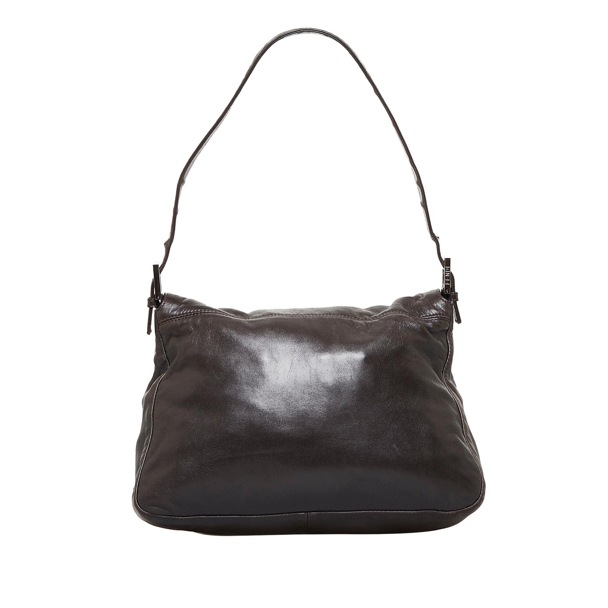 Fendi Mamma Forever Shg Stus2L Shoulder Bag Leather