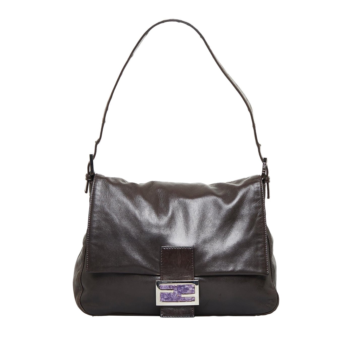 Fendi Mamma Forever Shg Stus2L Shoulder Bag Leather