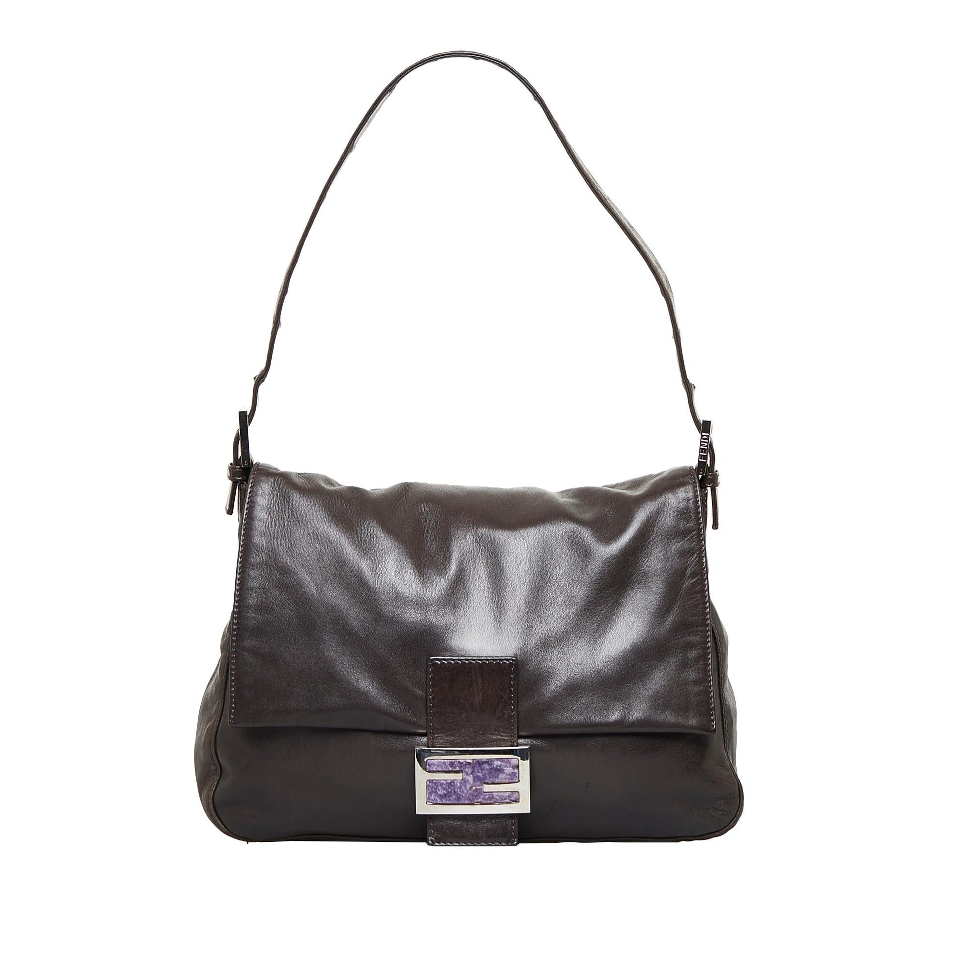 Fendi Mamma Forever Shg Stus2L Shoulder Bag Leather