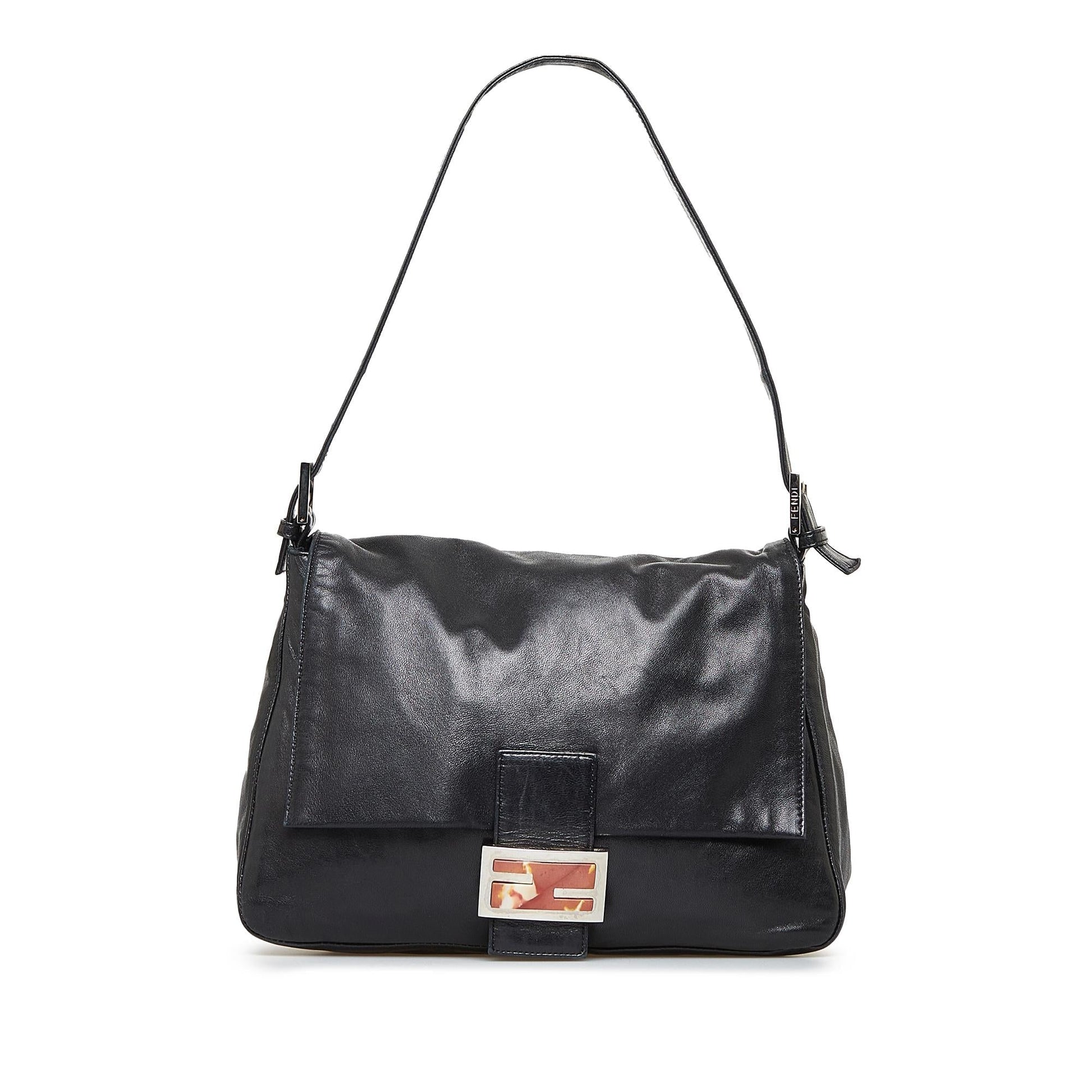 Fendi Mamma Forever Shg J1Tugd Shoulder Bag Leather