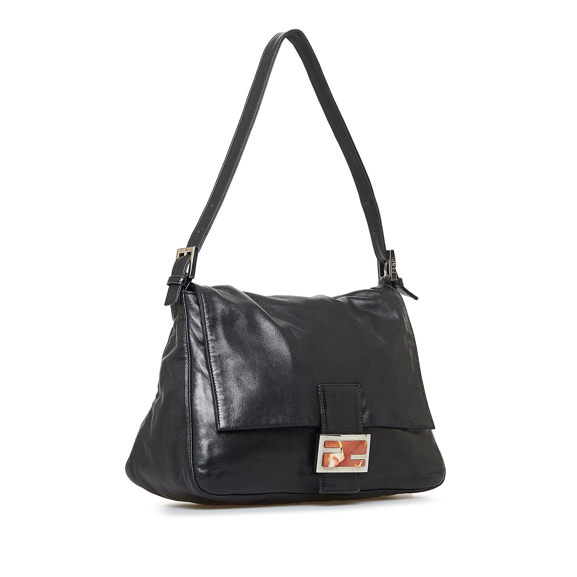 Fendi Mamma Forever Shg J1Tugd Shoulder Bag Leather