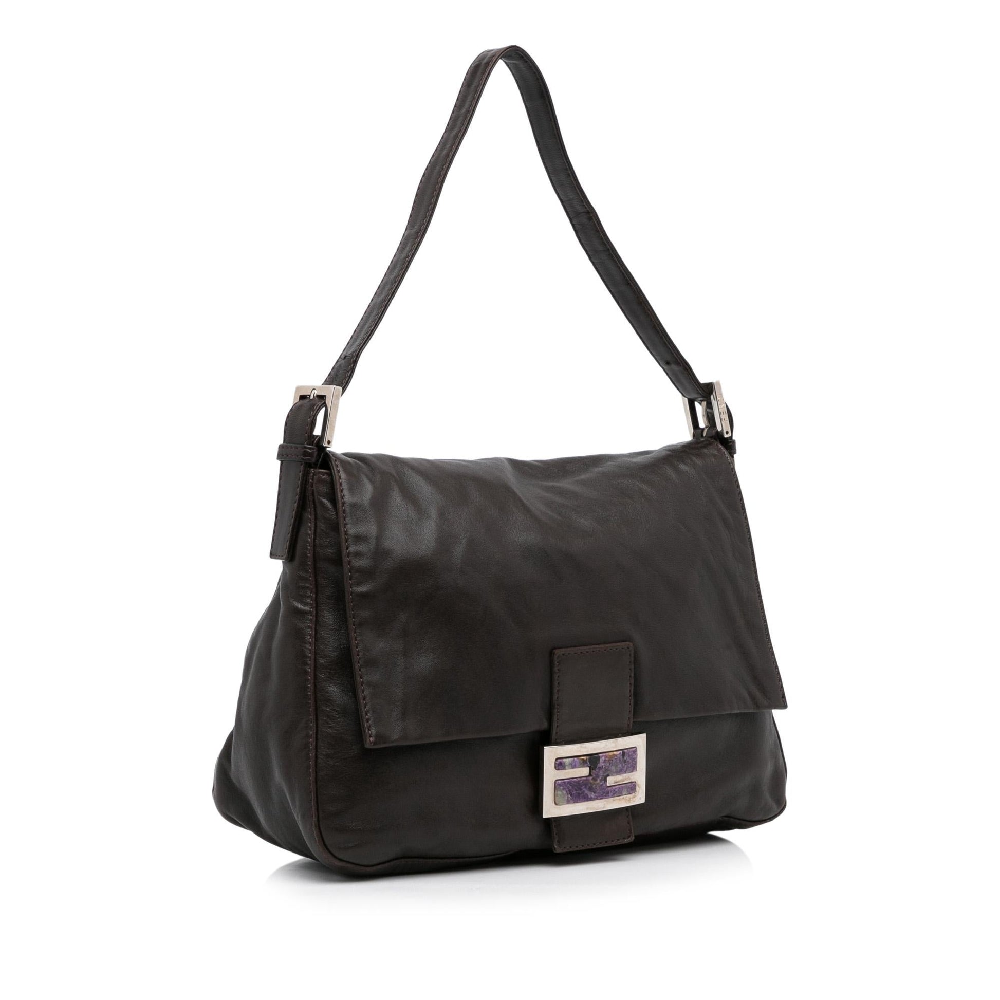 Fendi Mamma Forever Shg Ttzfim Shoulder Bag Leather