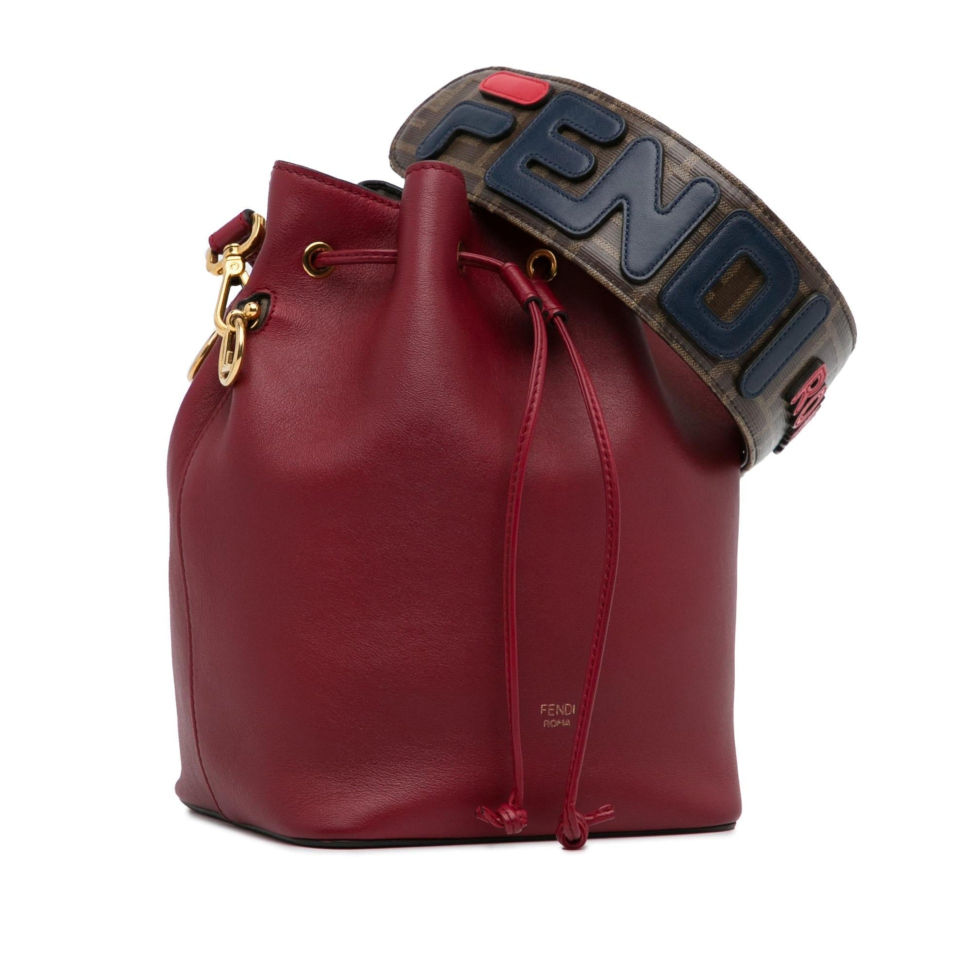 Fendi Mon Tresor Bag Shg 8Qkizu Leather Bucket Shoulder Bag