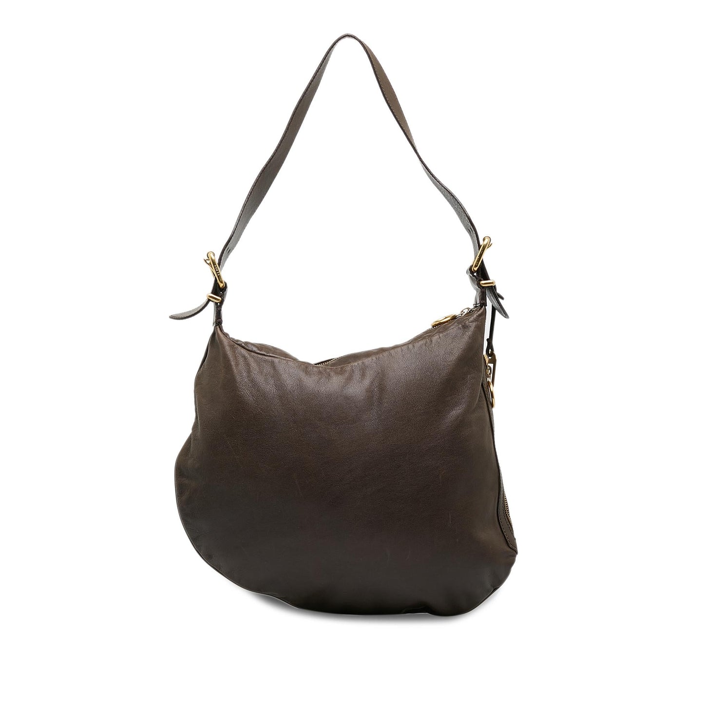 Fendi Oyster Shoulder Bag Shg P6A7Z8 Leather