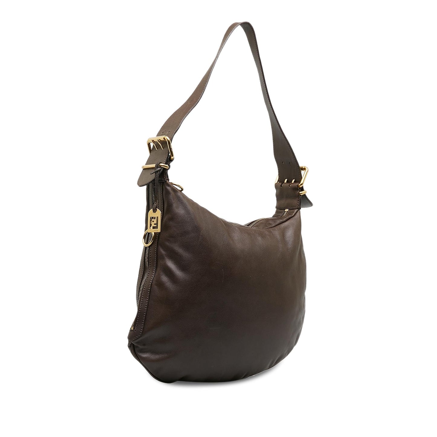 Fendi Oyster Shoulder Bag Shg P6A7Z8 Leather