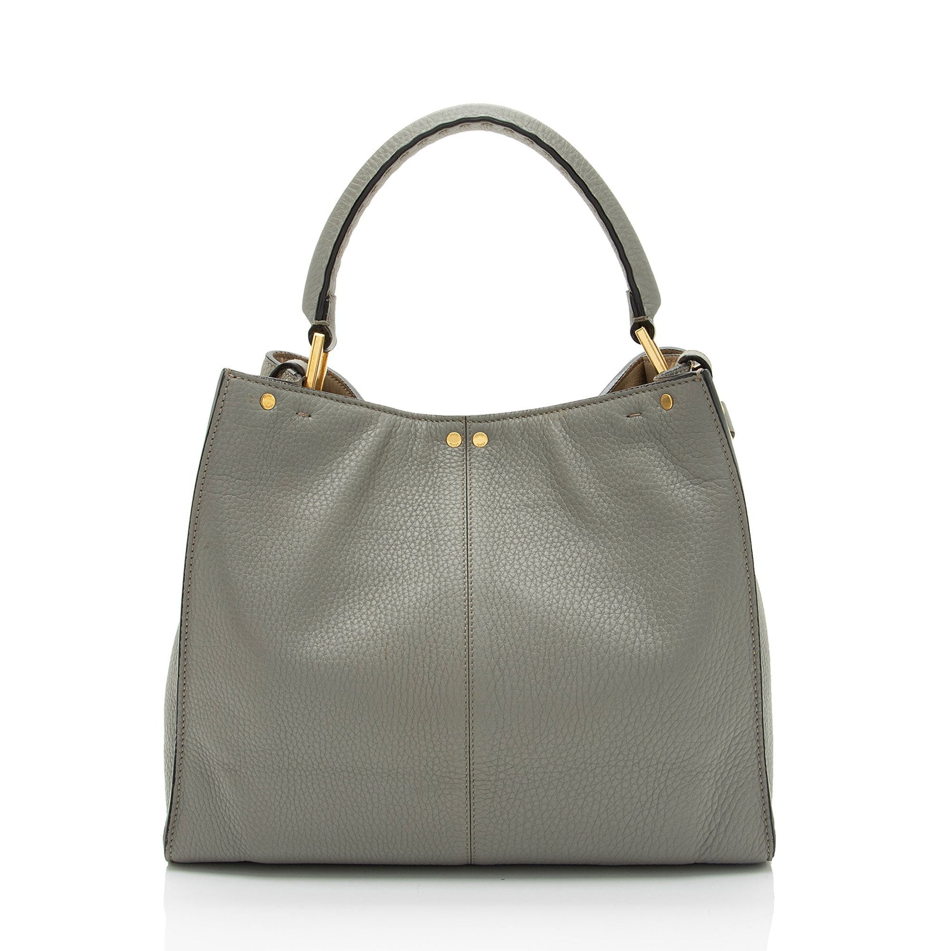 Fendi Peekaboo Lite Satchel Leather Medium Satchel Bag