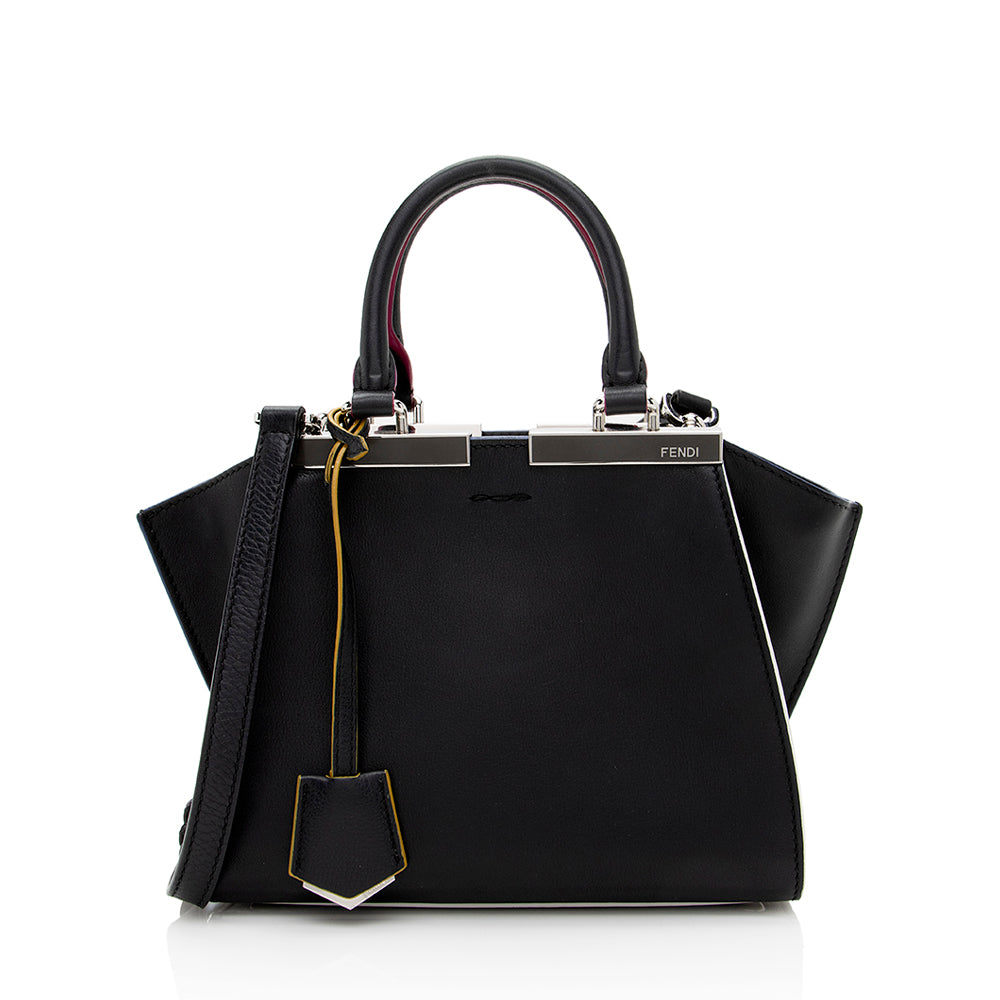 Fendi Petite 2Jours Tote Shf Leather Tote Bag