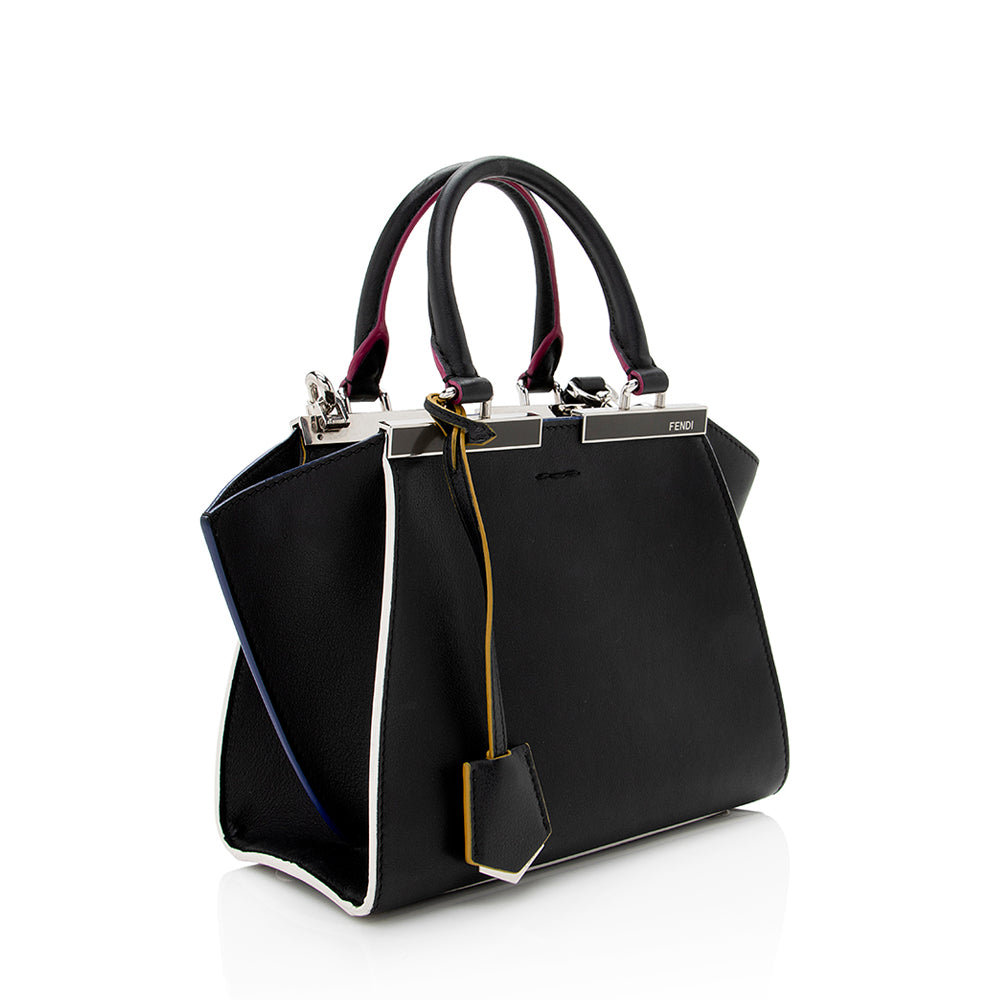 Fendi Petite 2Jours Tote Shf Leather Tote Bag