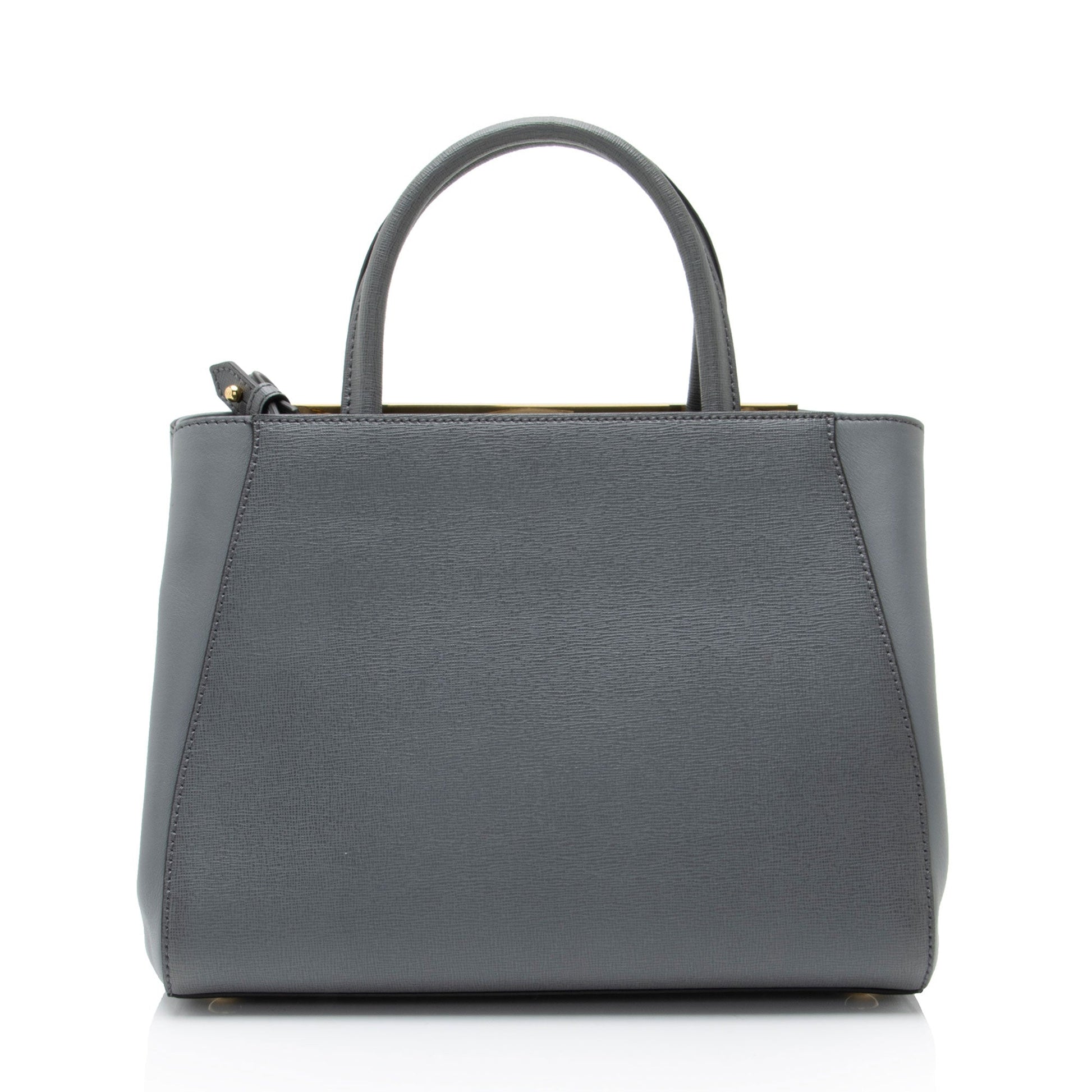 Fendi Petite 2Jours Tote Leather Tote Bag