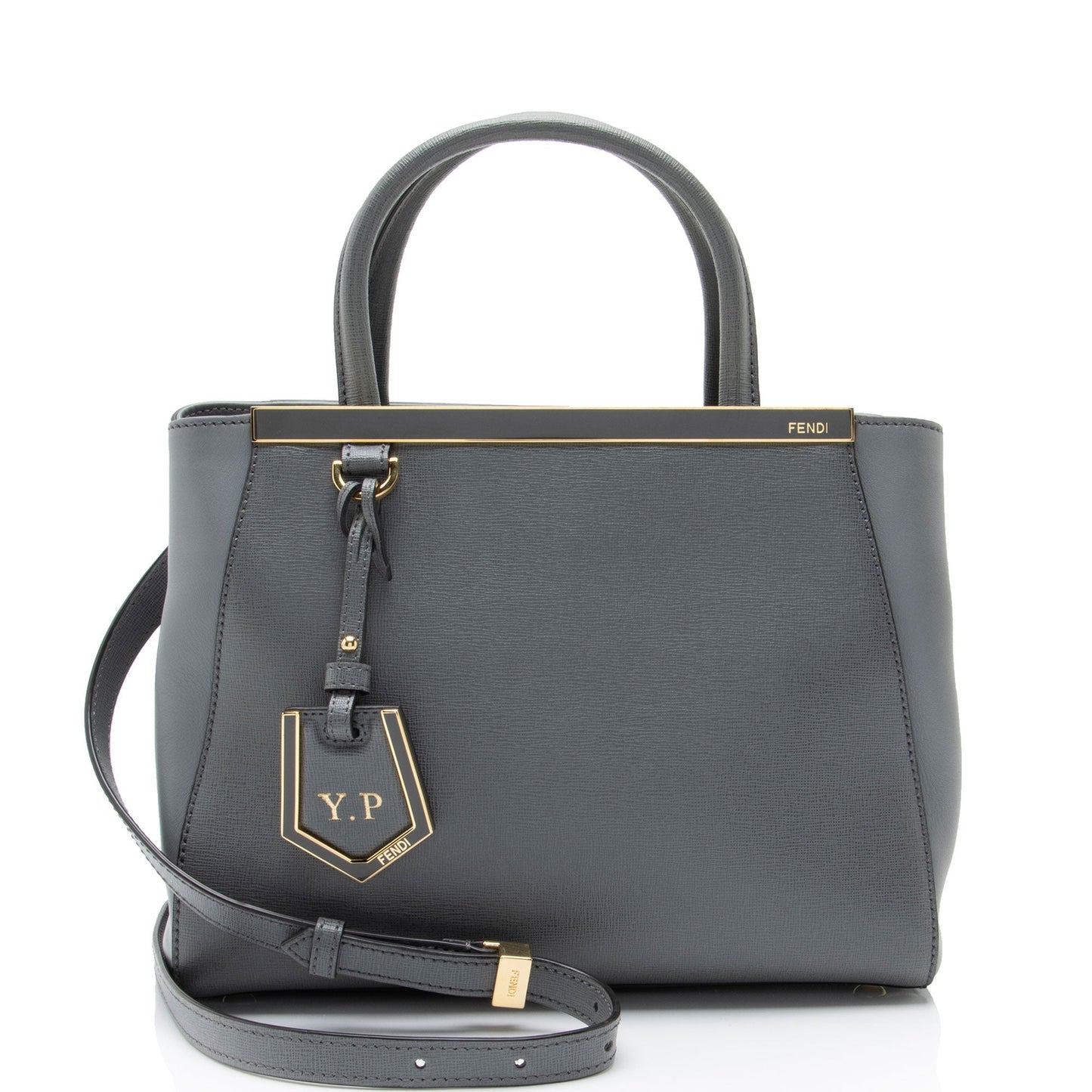 Fendi Petite 2Jours Tote Leather Tote Bag