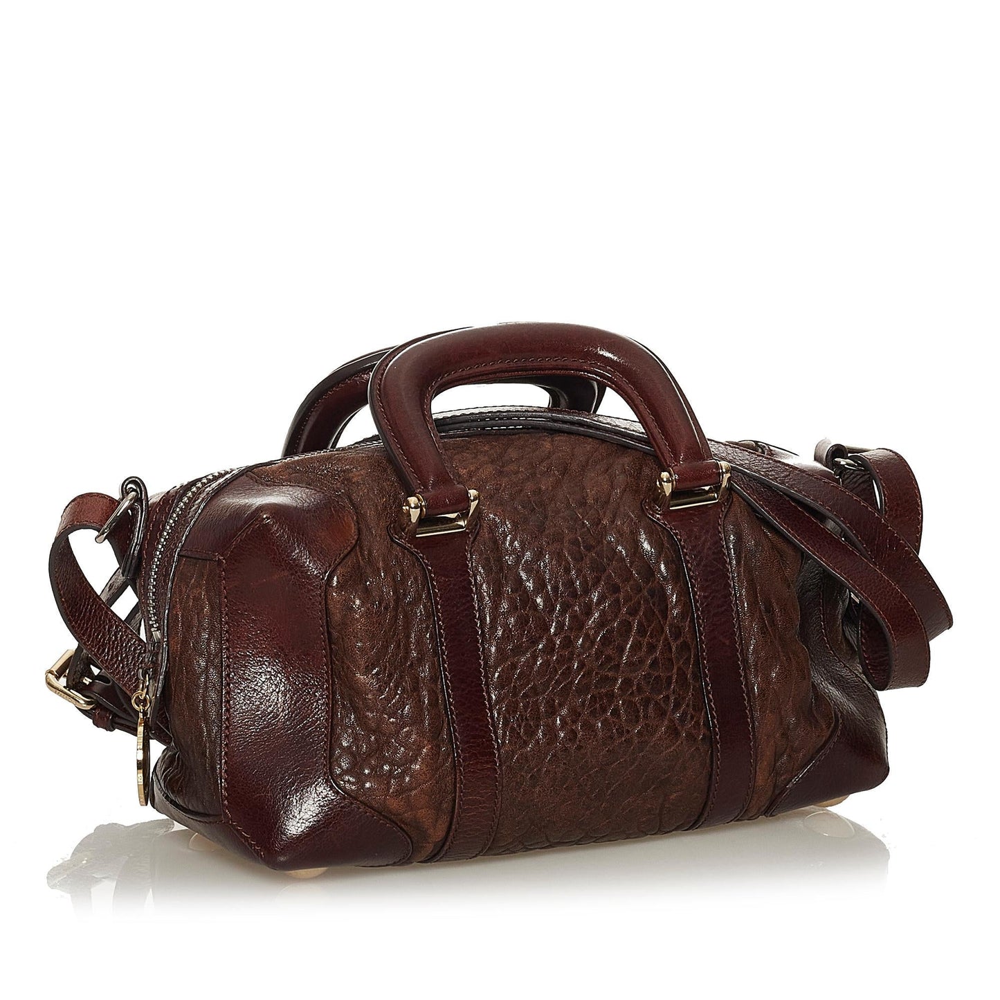 Fendi Satchel Shg Leather Satchel Bag