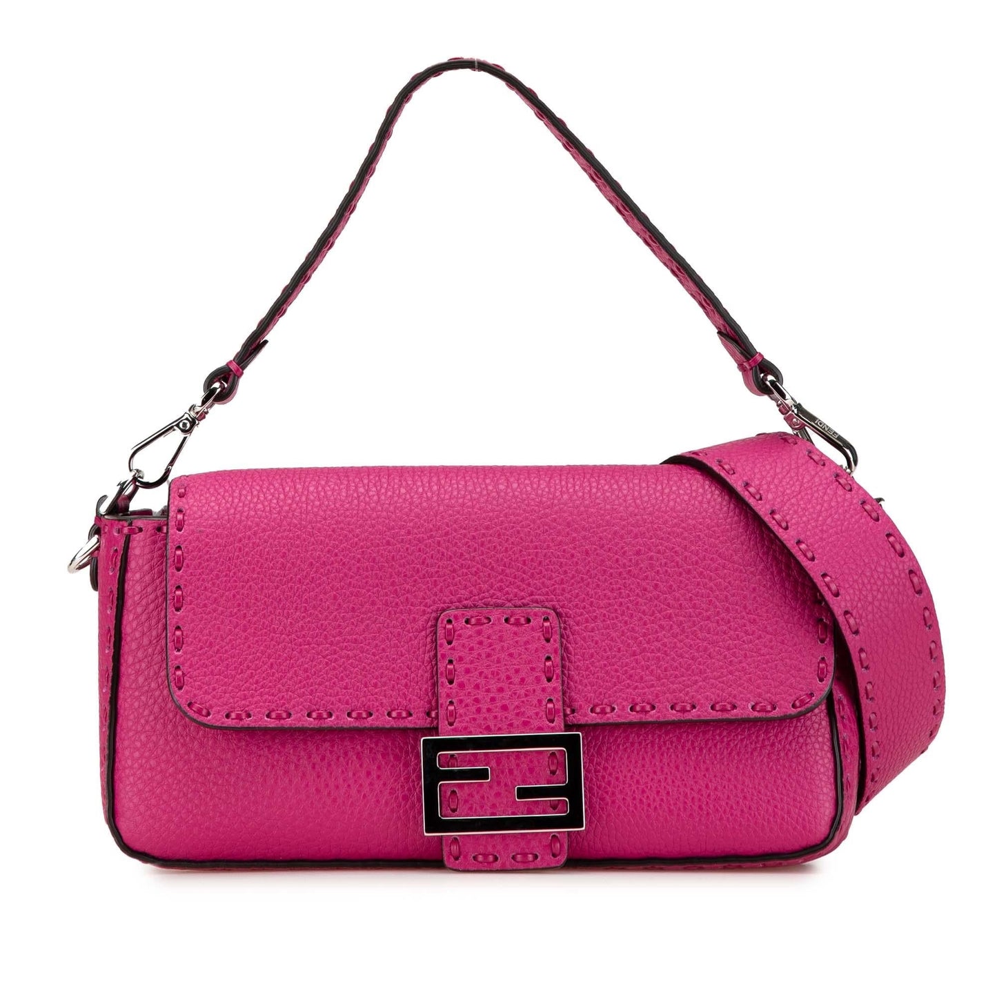 Fendi Selleria Baguette Satchel Leather Satchel Bag Satchel Shg 1Sc4Pj