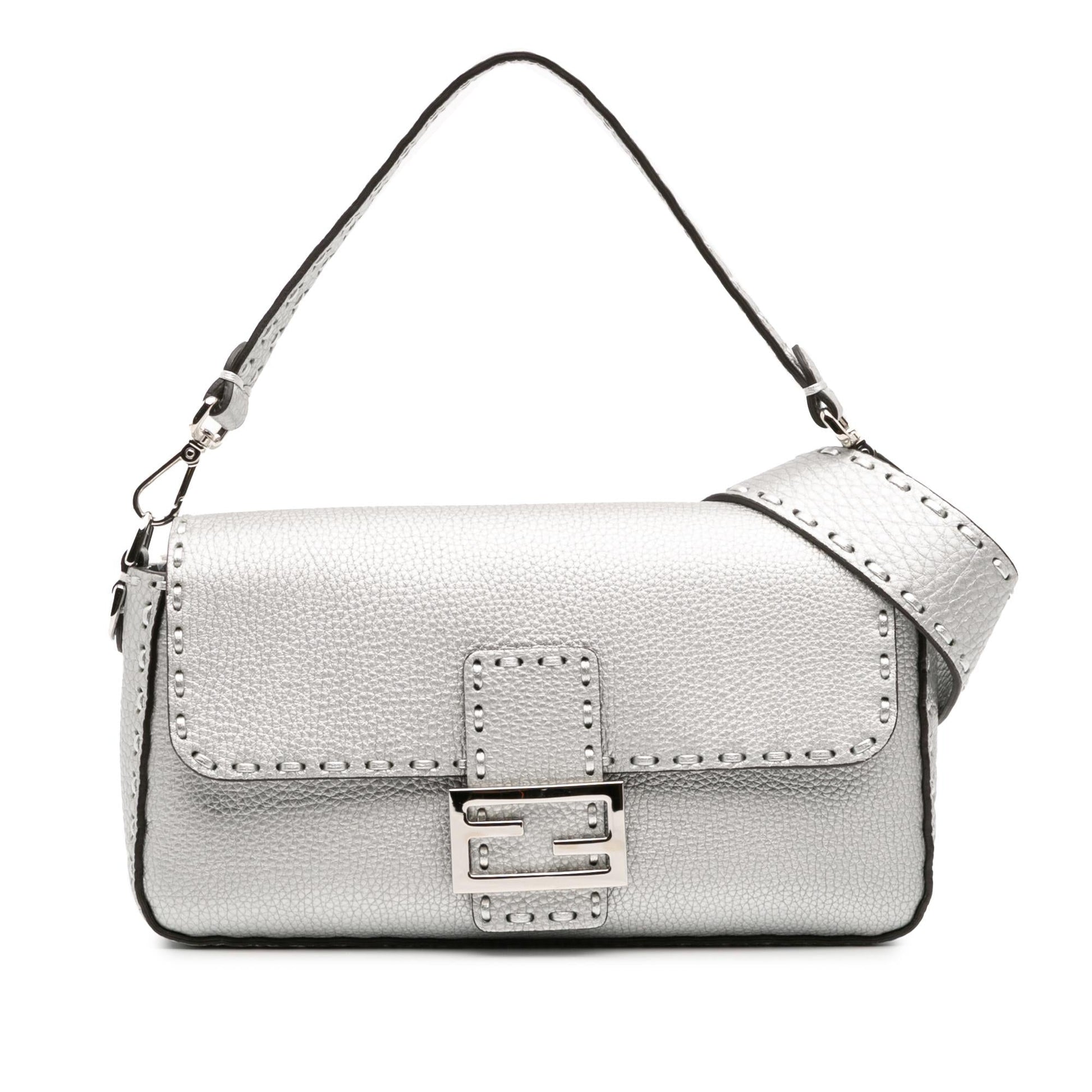 Fendi Selleria Baguette Satchel Leather Satchel Bag Baguette Satchel 3