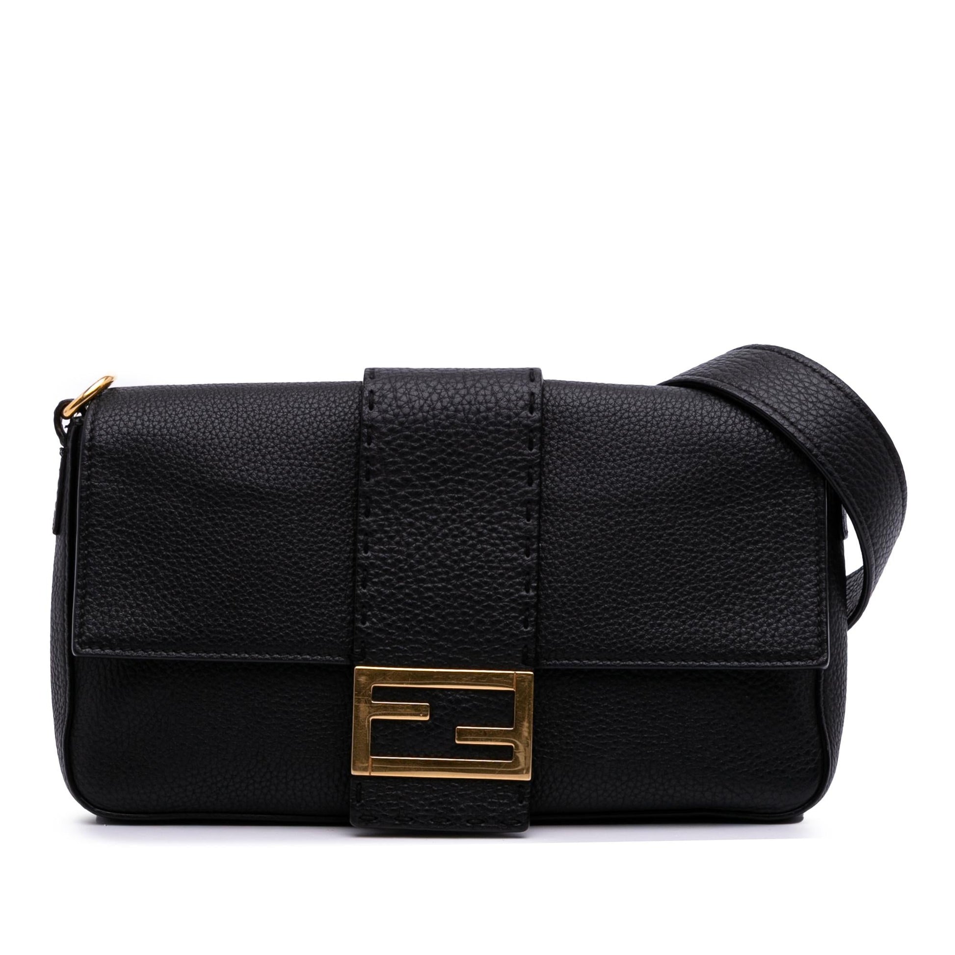 Fendi Selleria Convertible Baguette Satchel Leather Satchel Bag Convertible Baguette Satchel