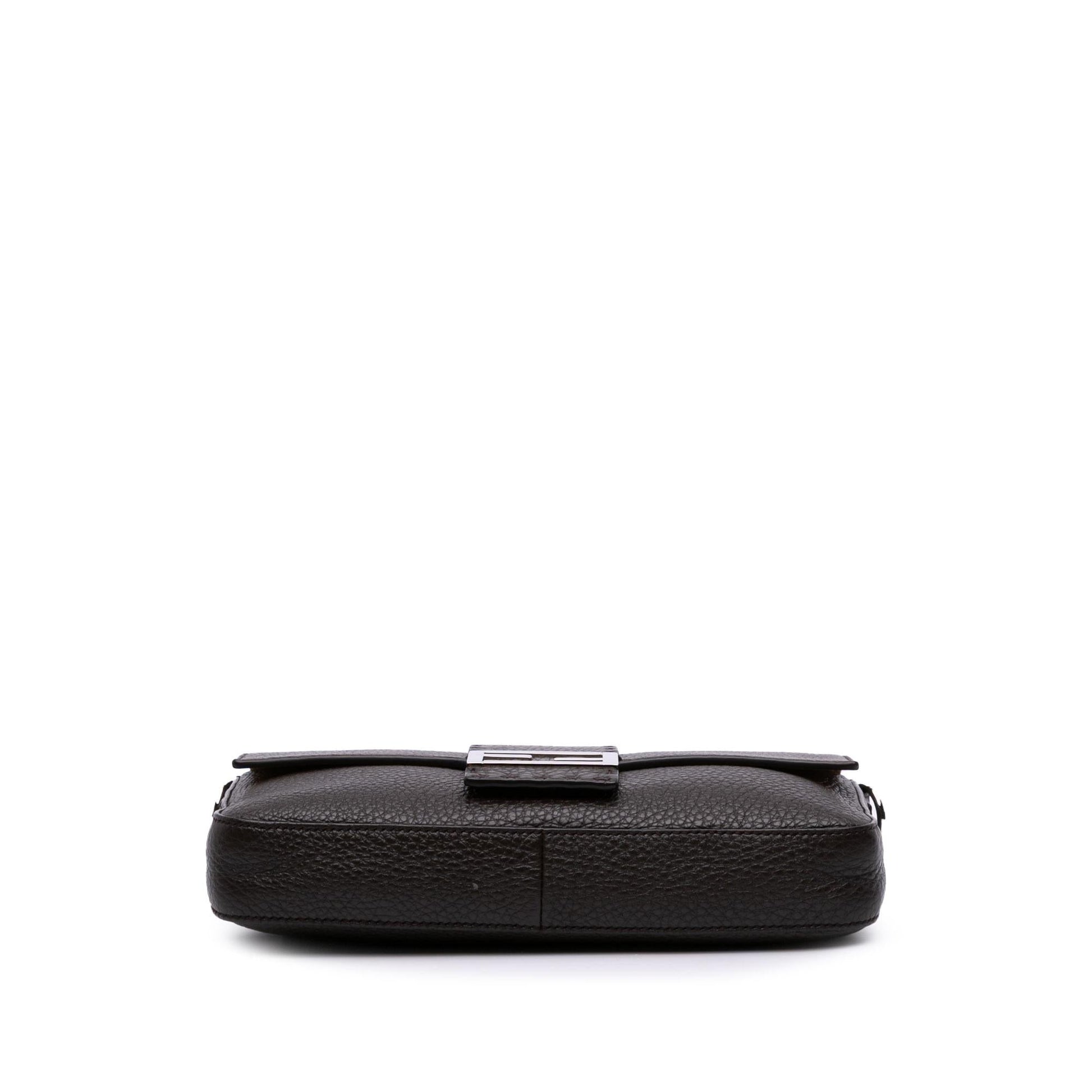 Fendi Selleria Convertible Baguette Satchel Leather Satchel Bag