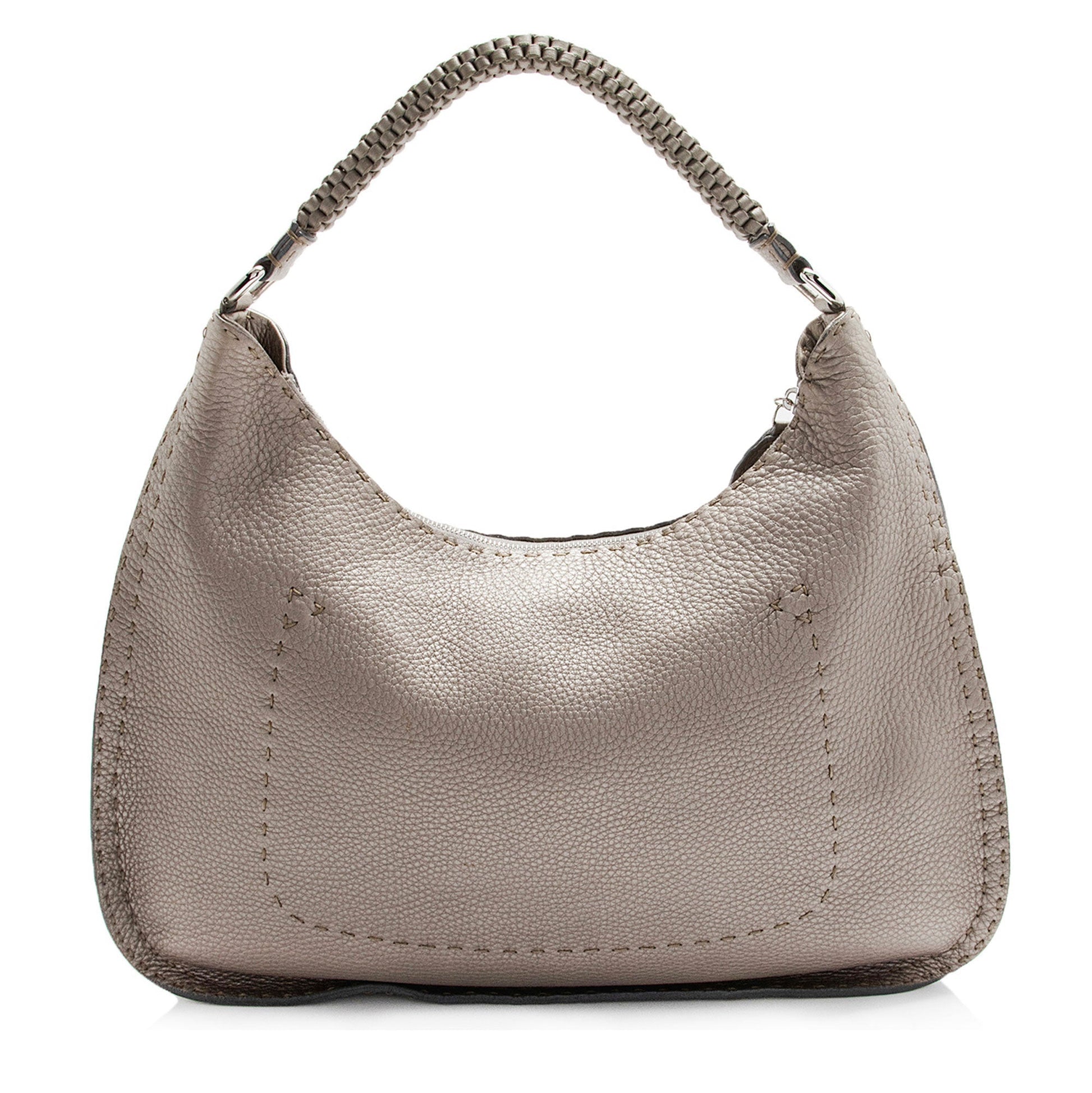 Fendi Selleria Hobo Shf Hkcqso Leather Shoulder Bag
