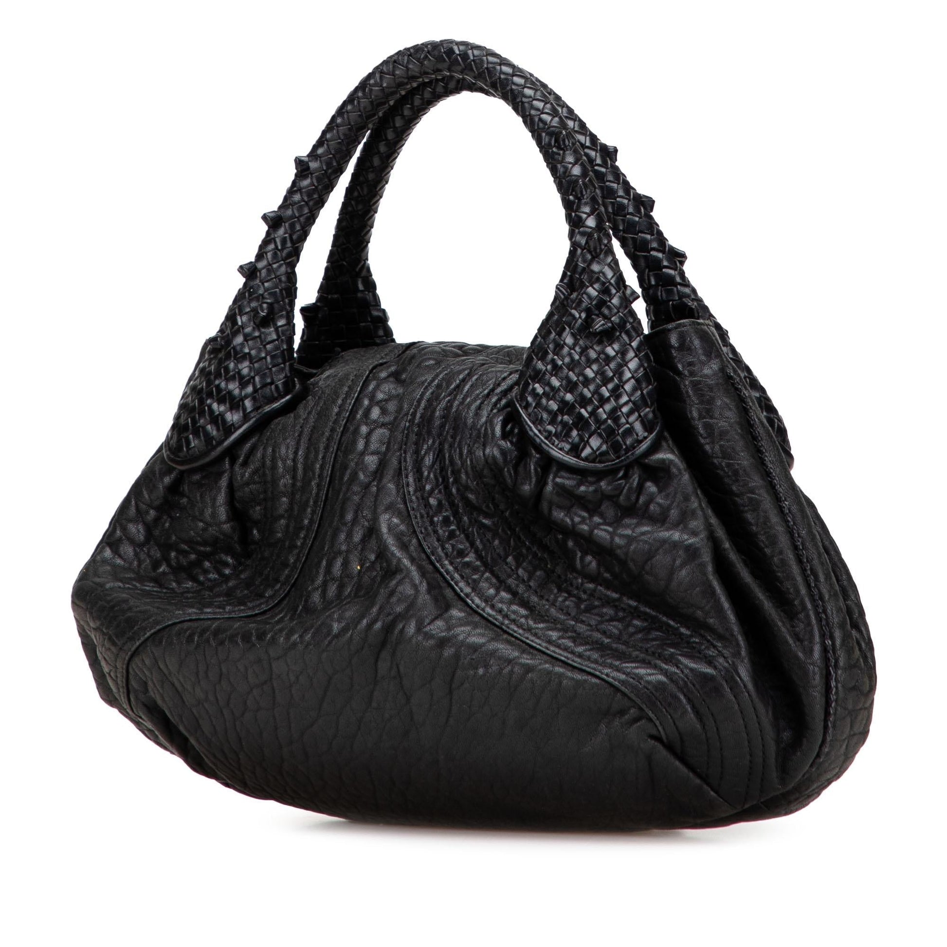 Fendi Spy Handbag Leather Satchel Bag