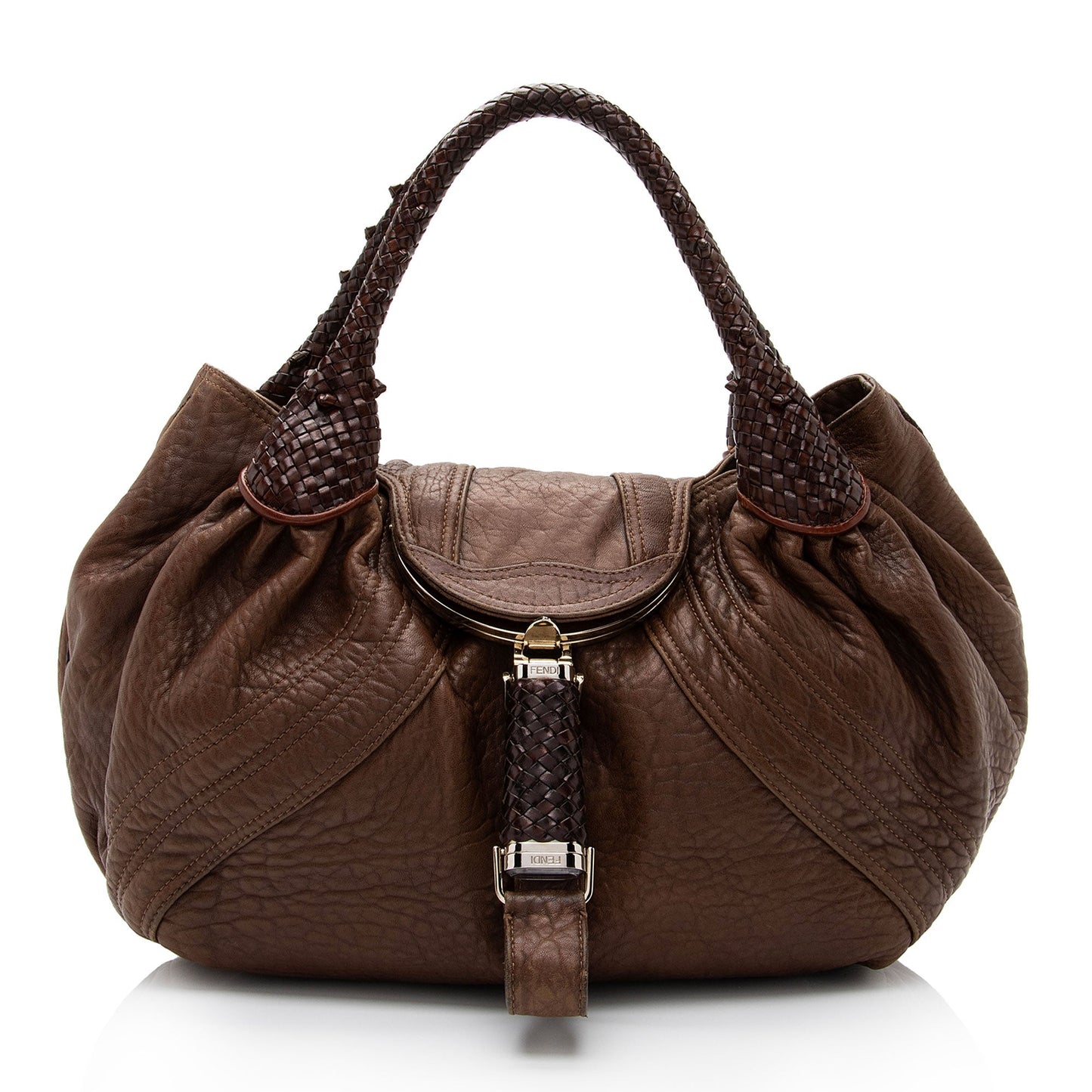 Fendi Spy Satchel Shf Vatgxy Leather Satchel Bag