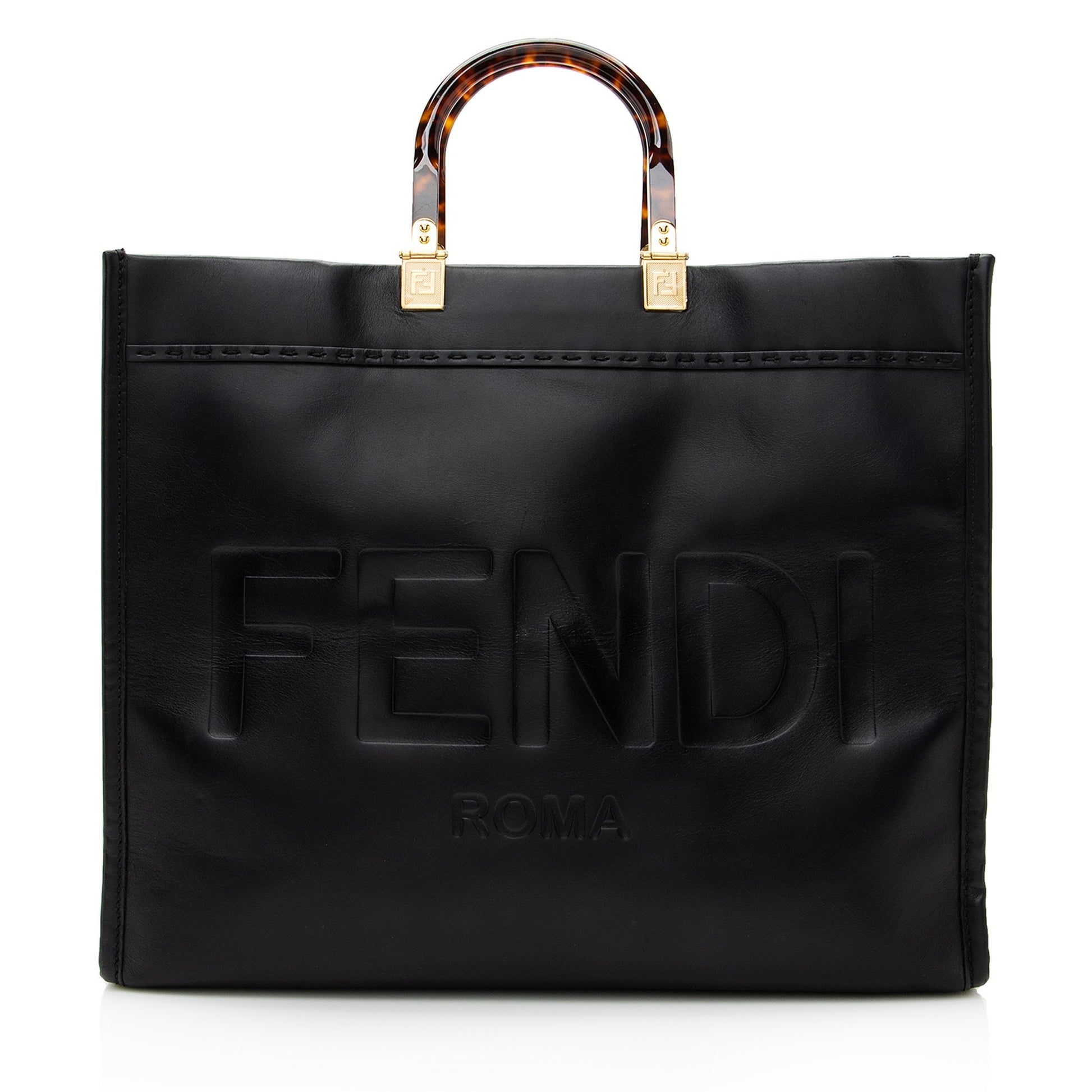 Fendi Sunshine Shopper Tote Shf Leather Large Tote Bag Tote Shf 22666