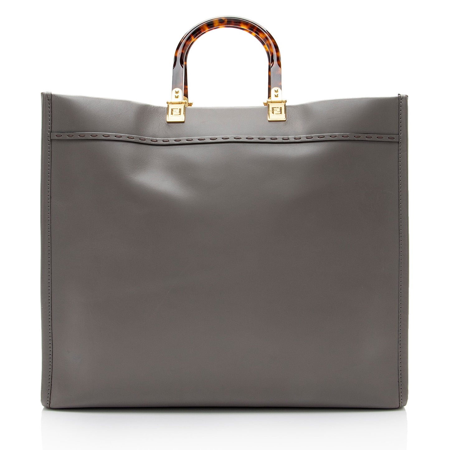 Fendi Sunshine Shopper Tote Shf V85Fxb Leather Large Tote Bag