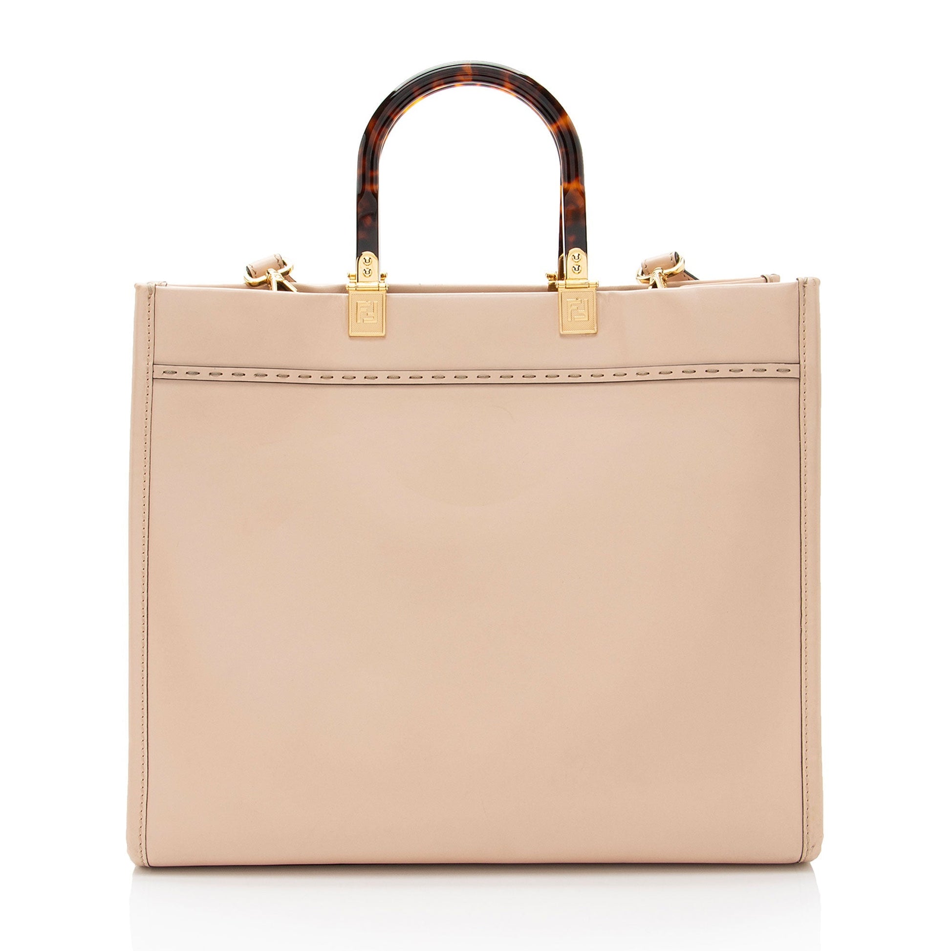 Fendi Sunshine Shopper Tote Shf Bvsolv Leather Medium Tote Bag