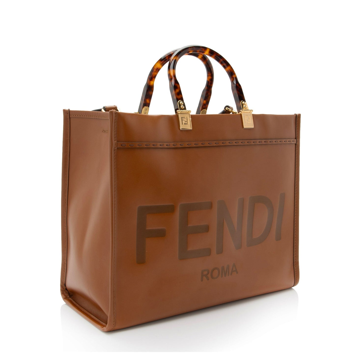 Fendi Sunshine Shopper Tote Shf Hxrlom Leather Medium Tote Bag